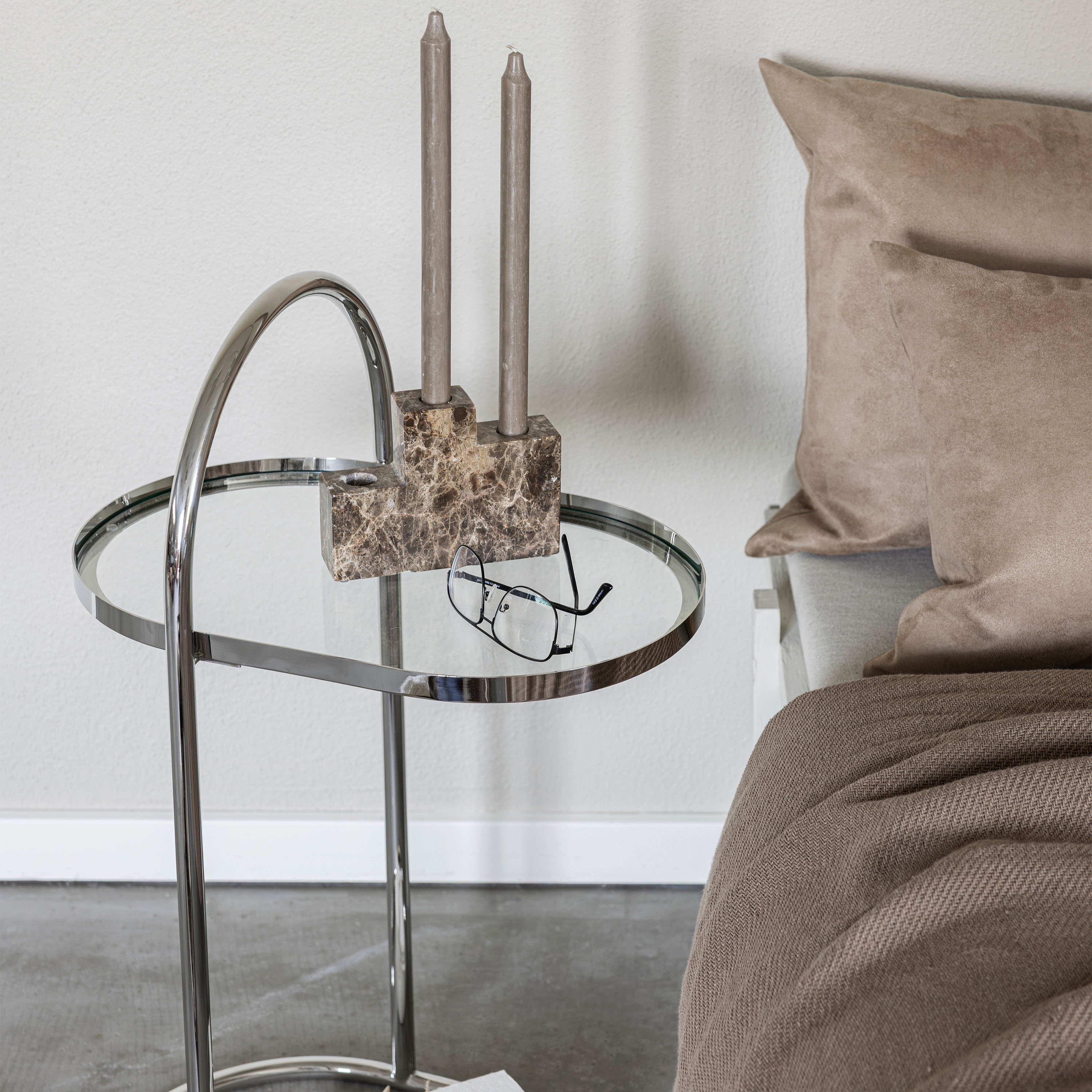 Mette Ditmer Moves Sidobord Chrome 51x76