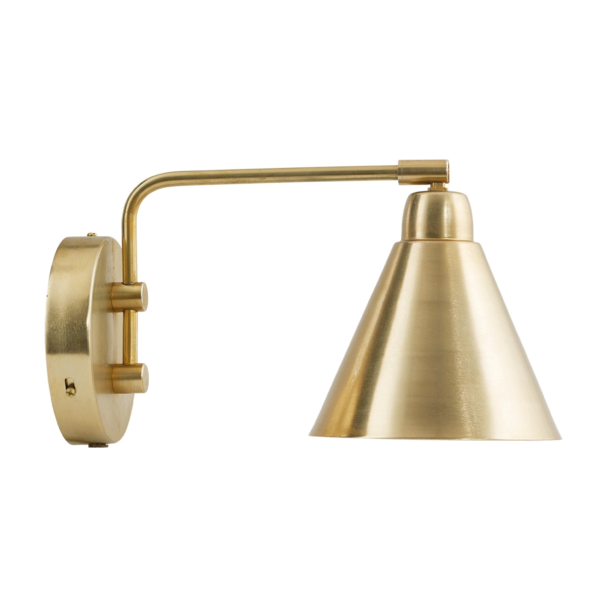House Doctor - Game Wandlampe Messing 30 cm - Gold - Wandleuchten