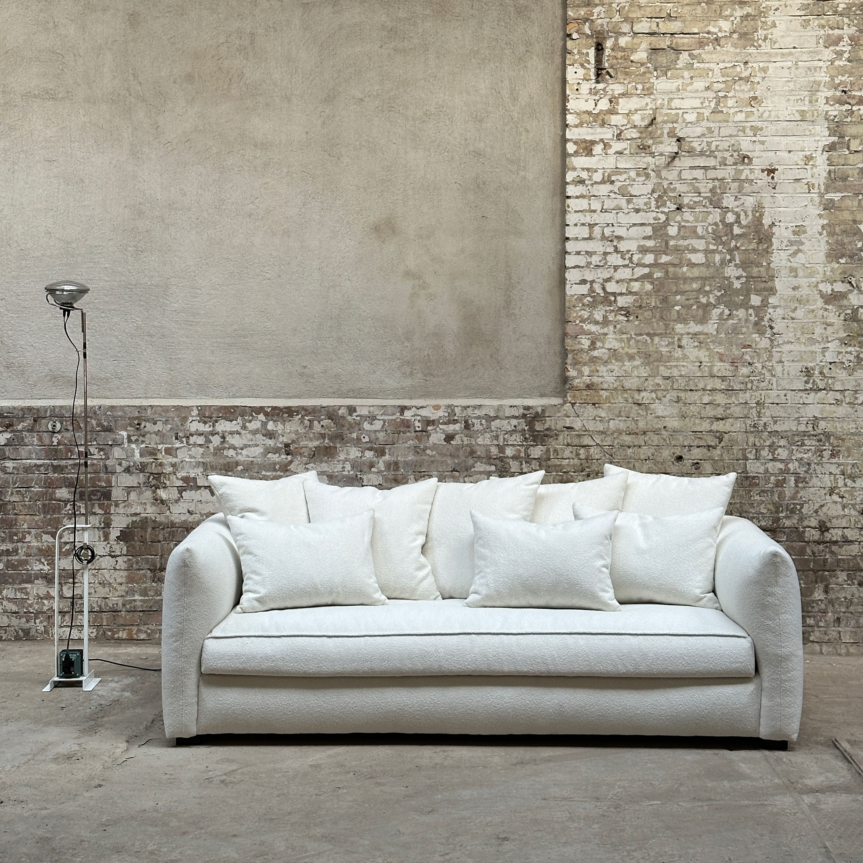 Tinted Cornell Sofa Bouclé Classic Offwhite 225cm