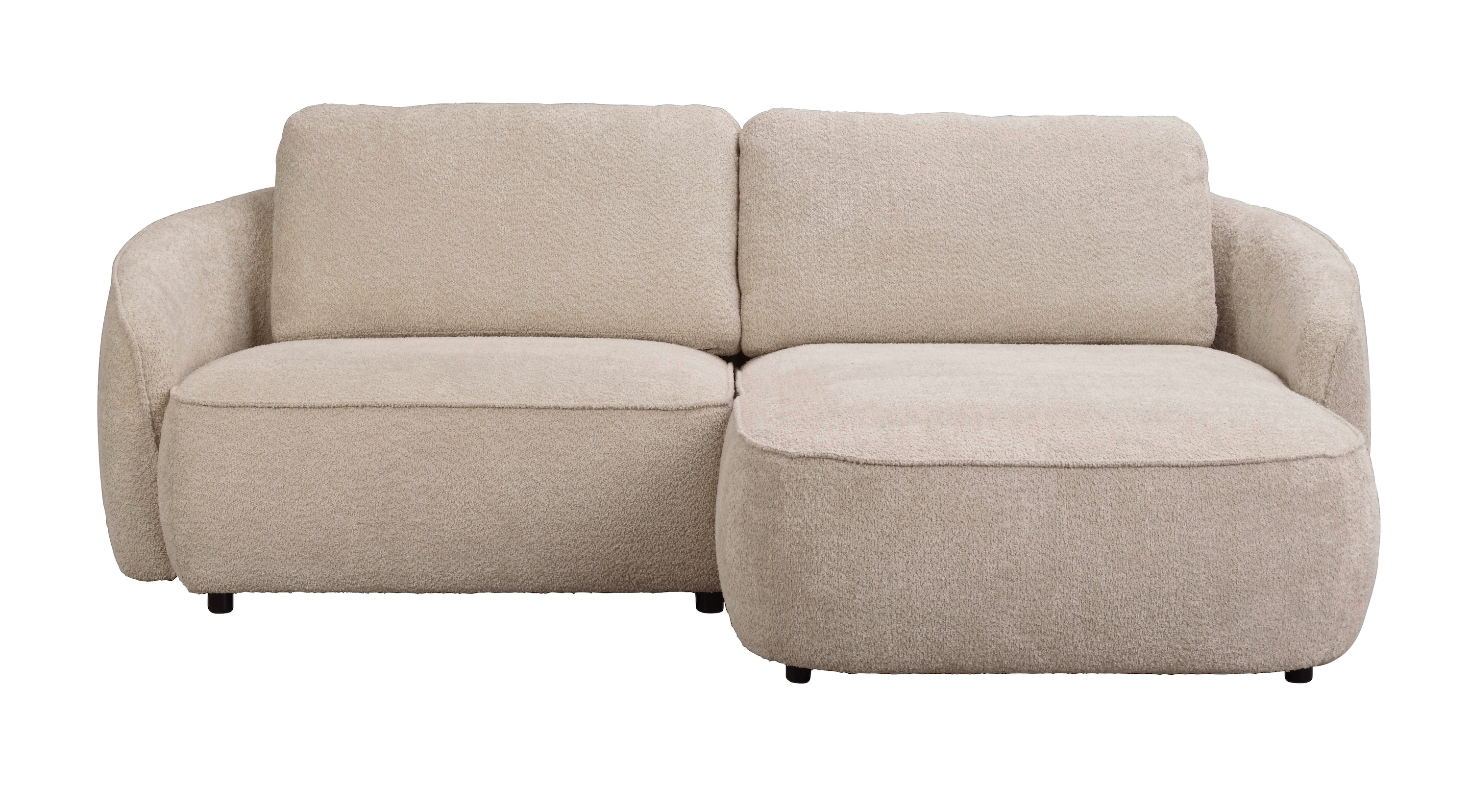 Norris 3-Sitzer Sofa Chaiselongue Rechts Beige 226cm
