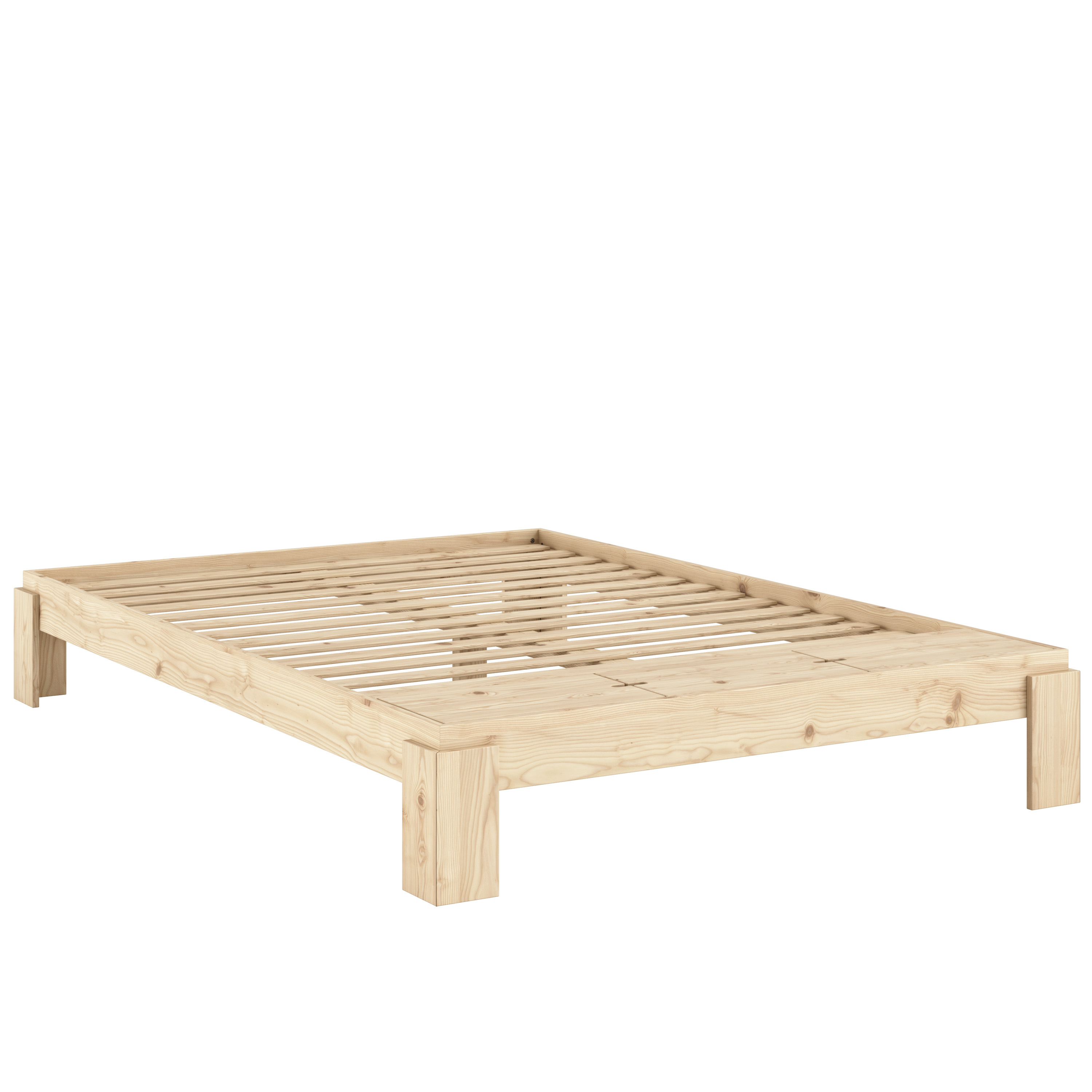 Layers Sängram med Bänk Natur 160x200