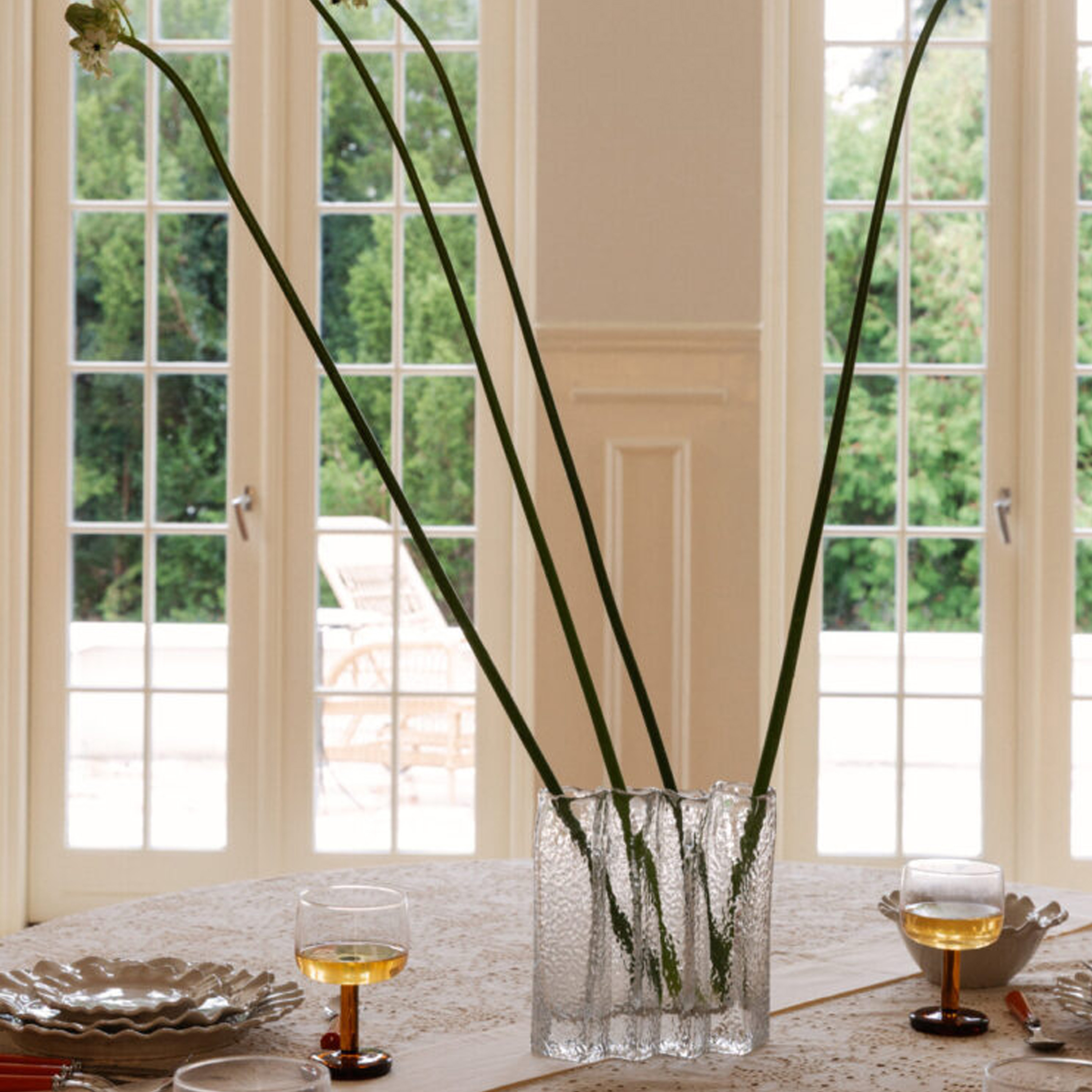 Olsson &amp; Jensen Stem vase klart glass 21 cm