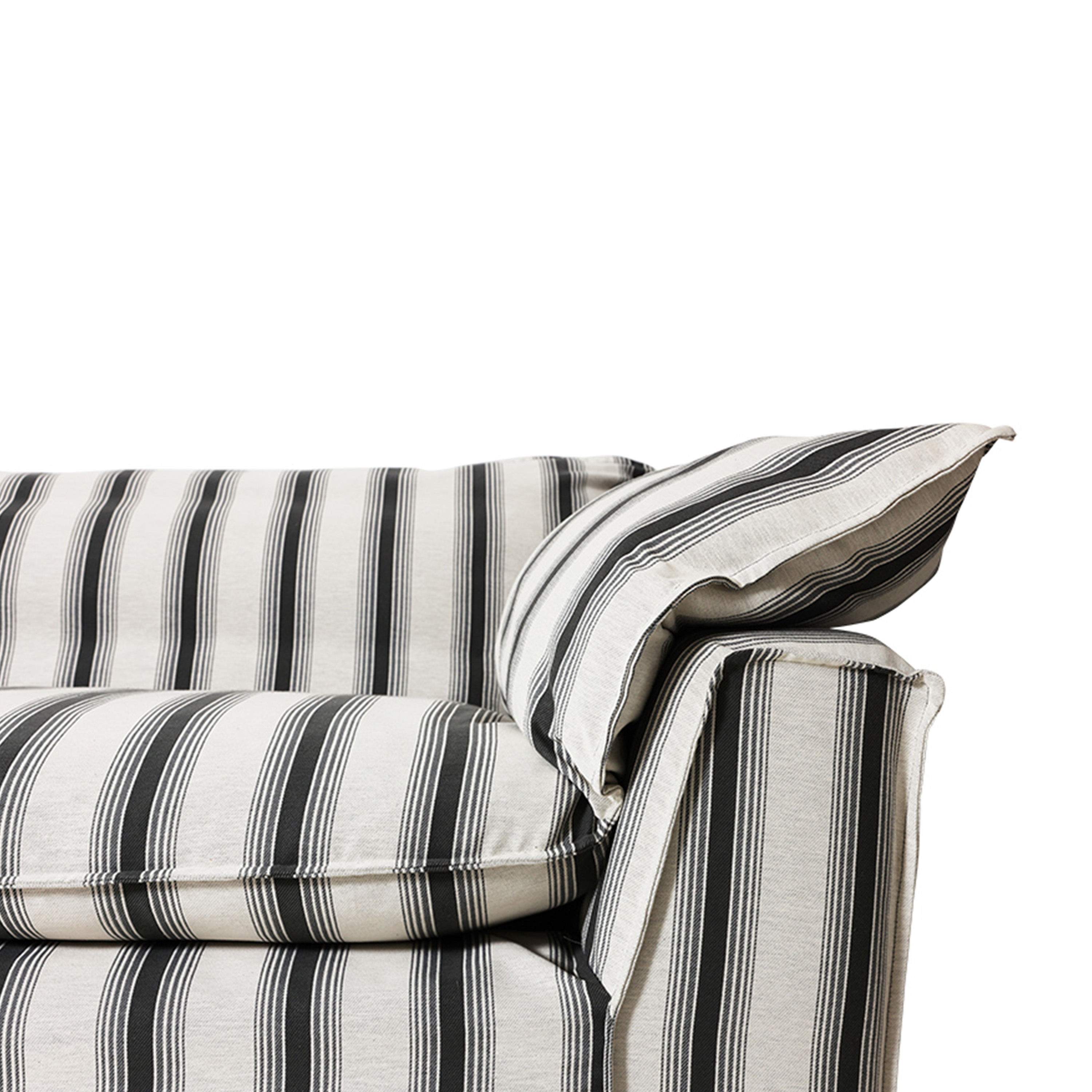 HKliving Nomad Soffa Rocco/Chalkstripe 244cm