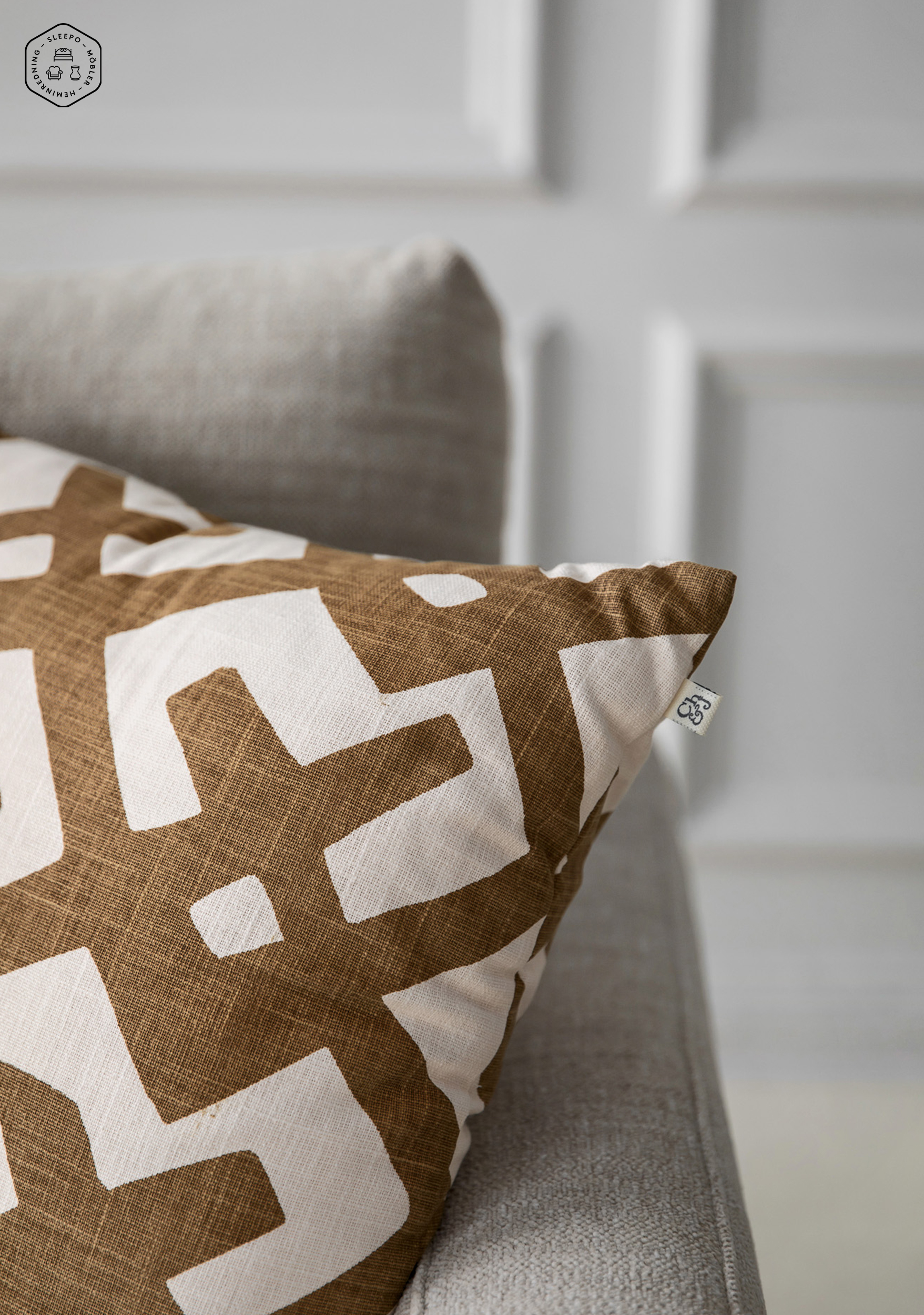 Chhatwal &amp; Jonsson Dadra Outdoor Prydnadskudde Beige/Off White 50x50