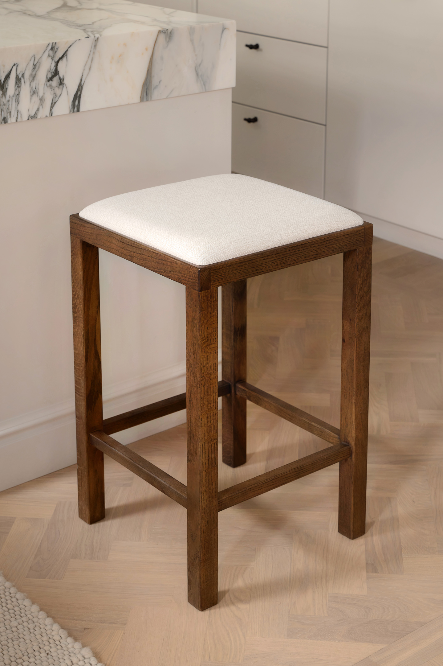 Sleepo Collection Claudia Barstol Brunbetsad Ek/Vit