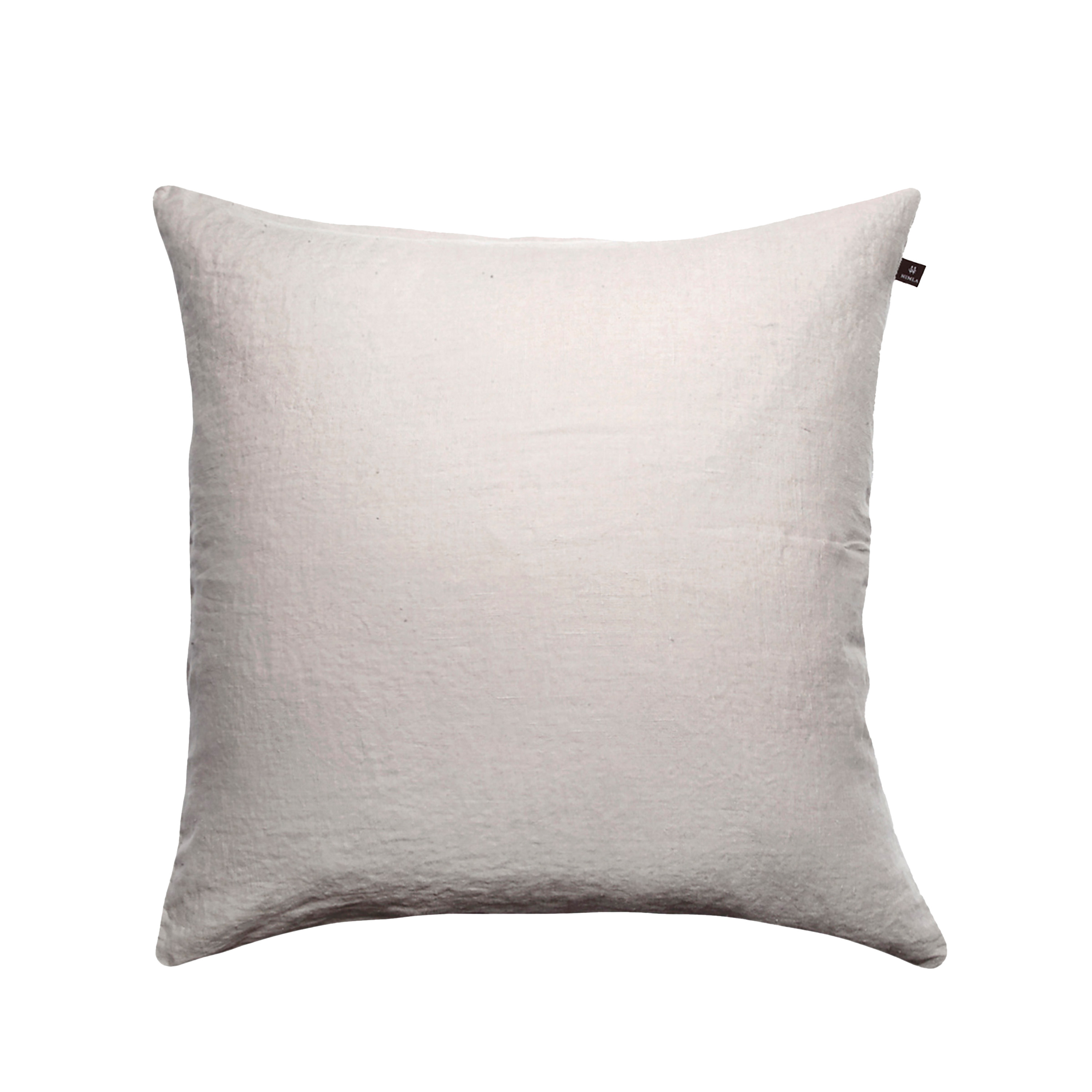 Himla - Sunshine Kissenhülle Leinen Ash 60x60 - Beige - Dekokissenbezug