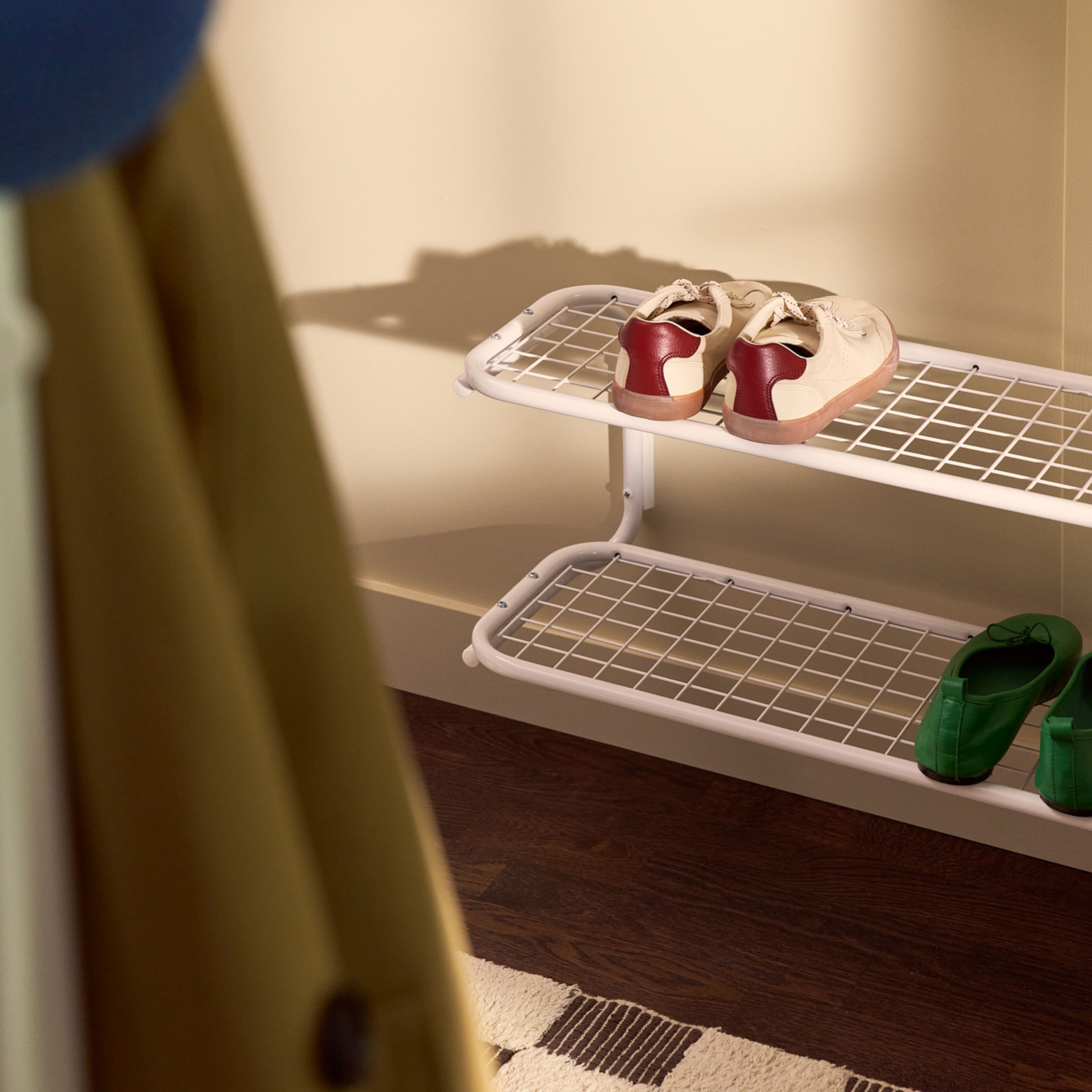 Essem Design Classic Skohylla Dubbel Vit 100cm