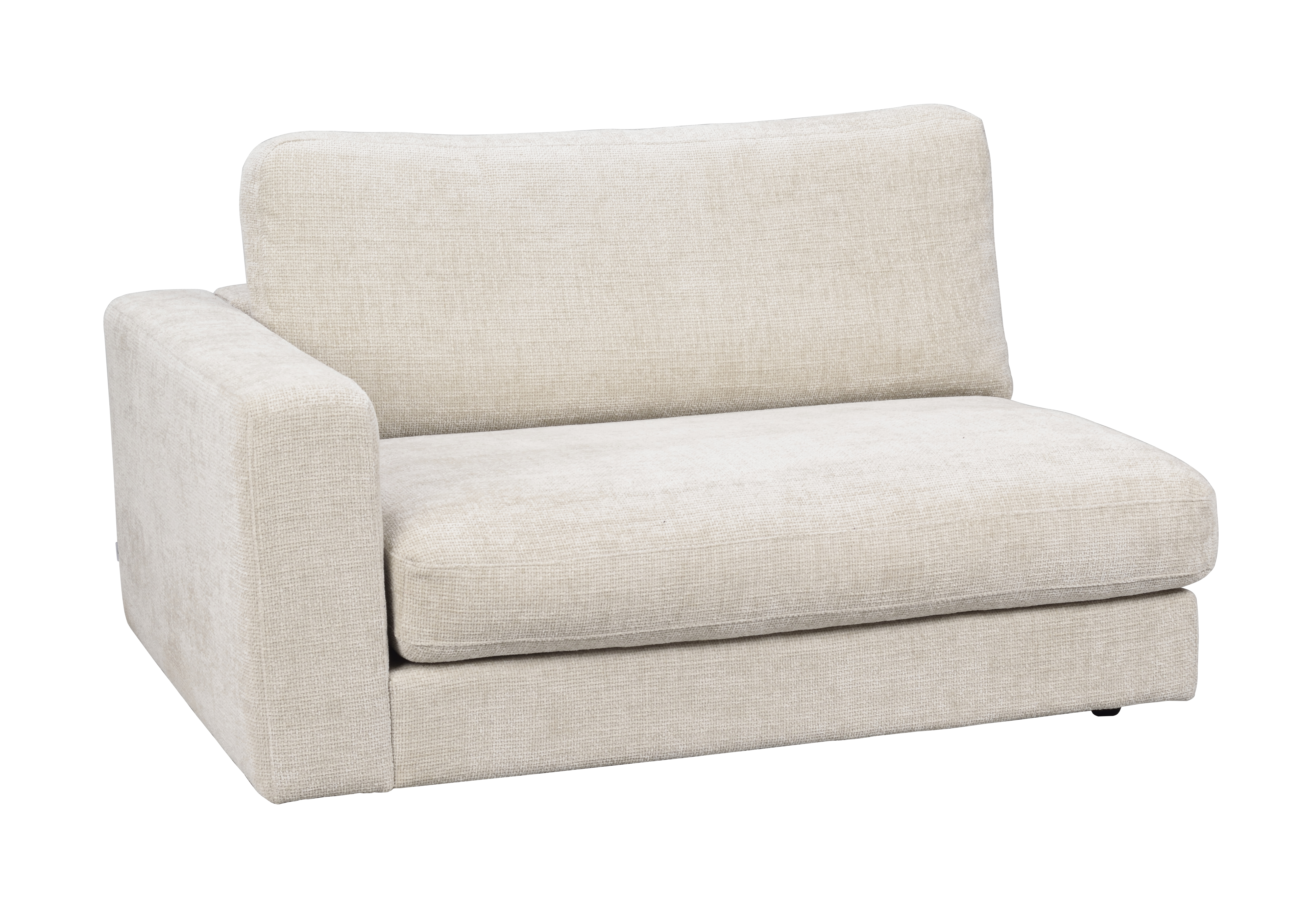 Duncan 1.5-sits Vänstermodul Ljusgrå