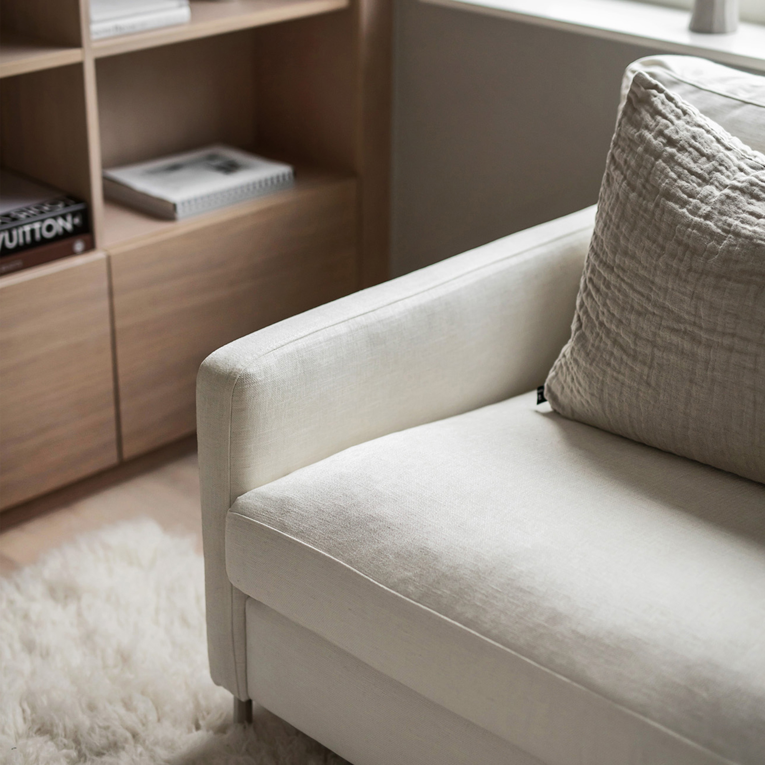 Sleepo Collection Åre 2-sits Soffa Vit 177cm