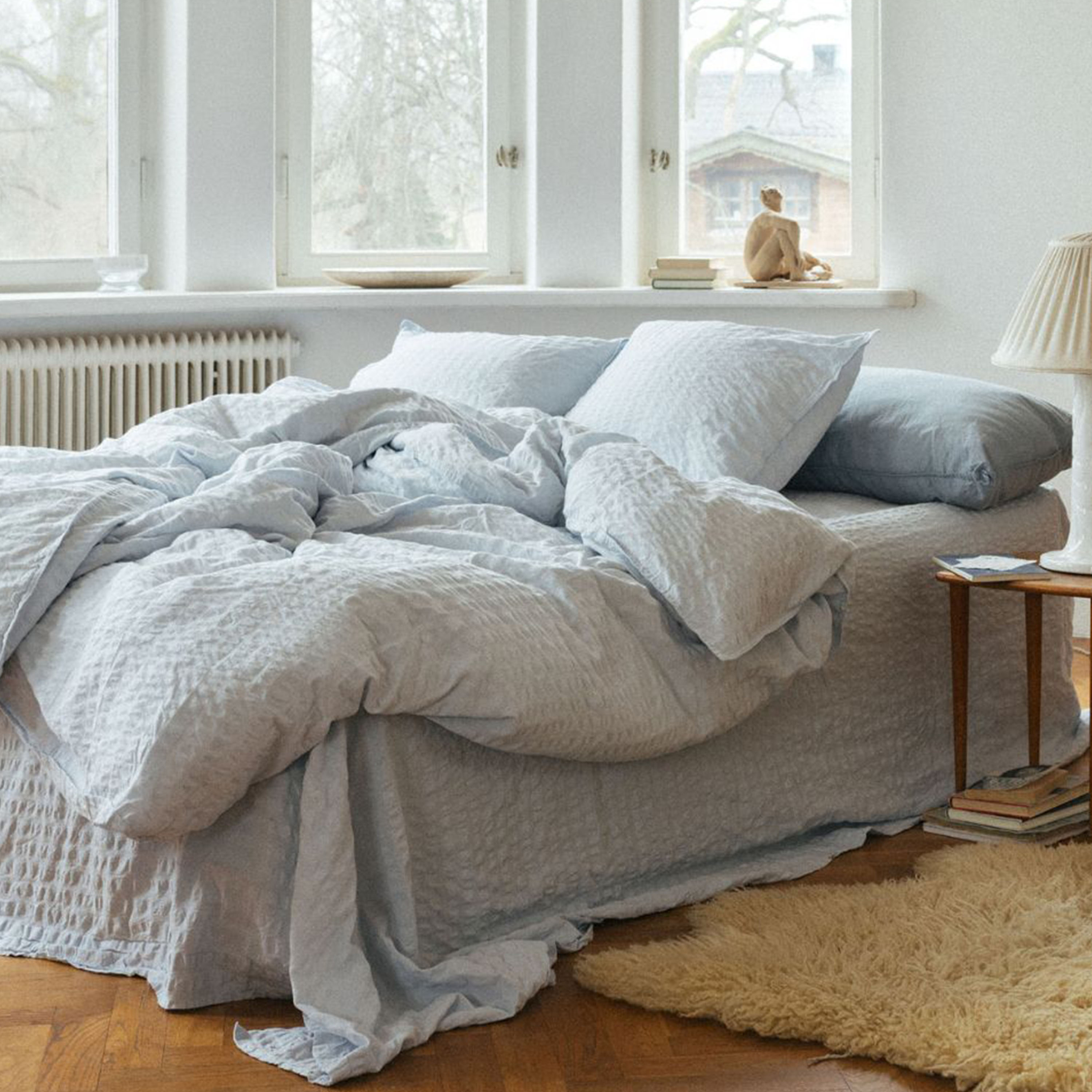 Midnatt Ellie Bettbezug Blau 240x220