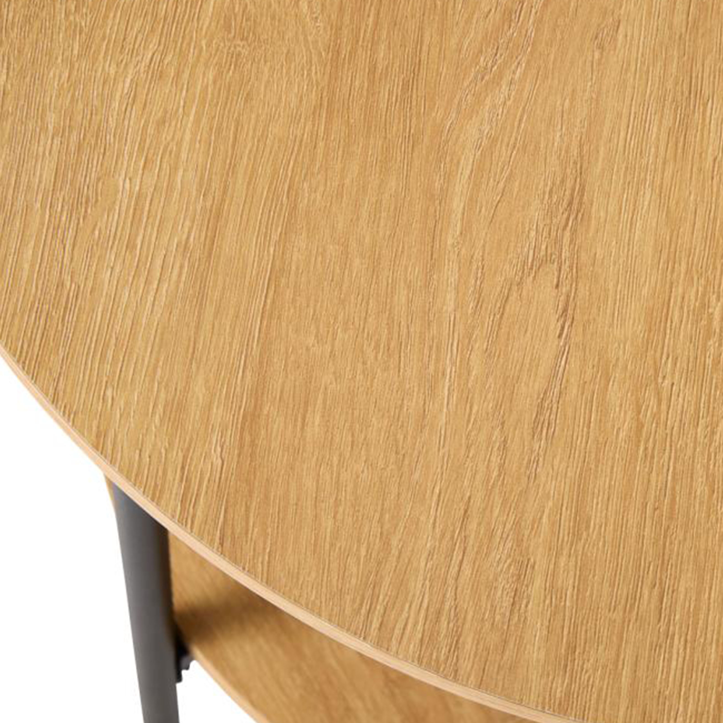 Nordic Home Elin Sidobord Oak Ø50