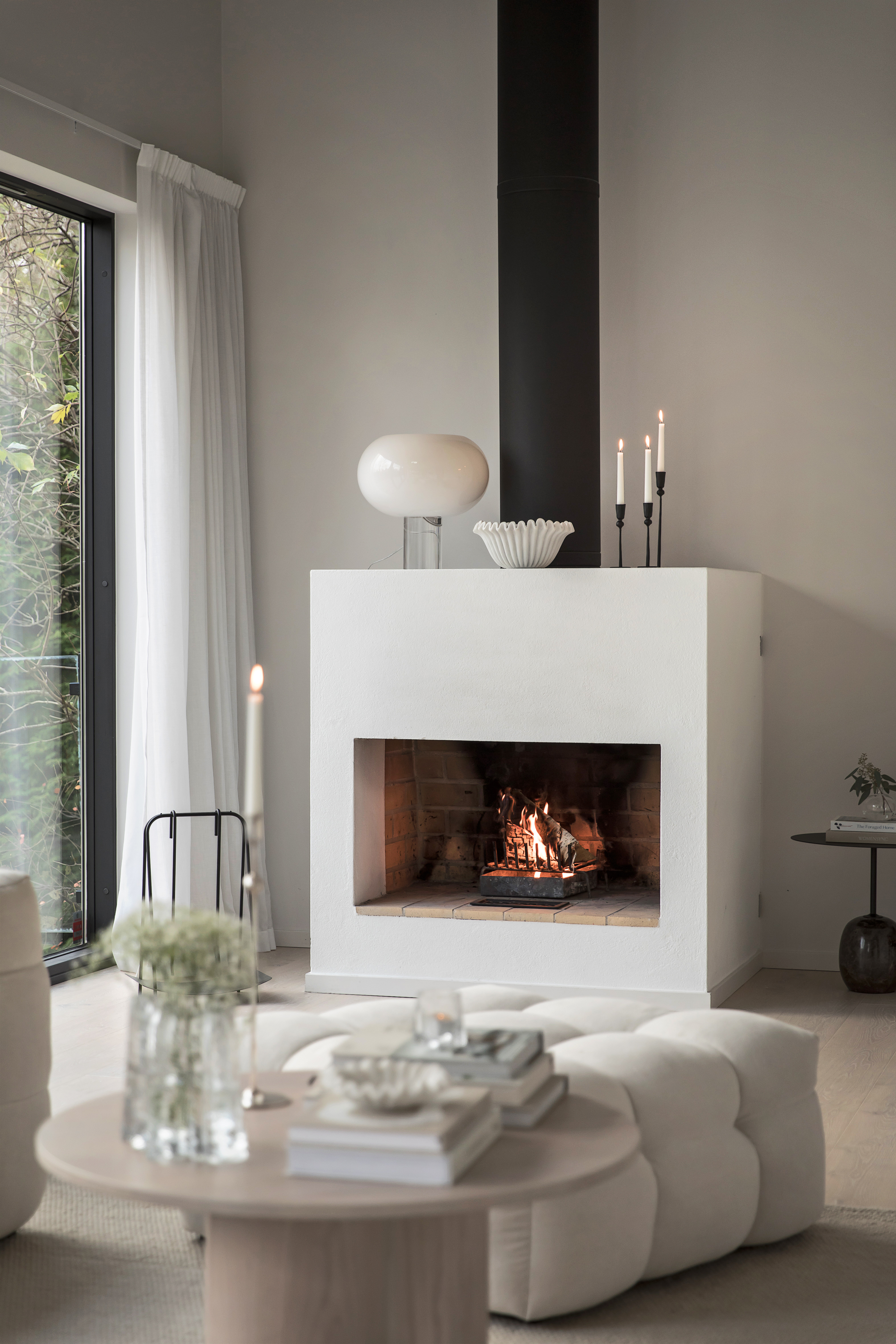 House Doctor Trivo Kerzenhalter Schwarz 29cm