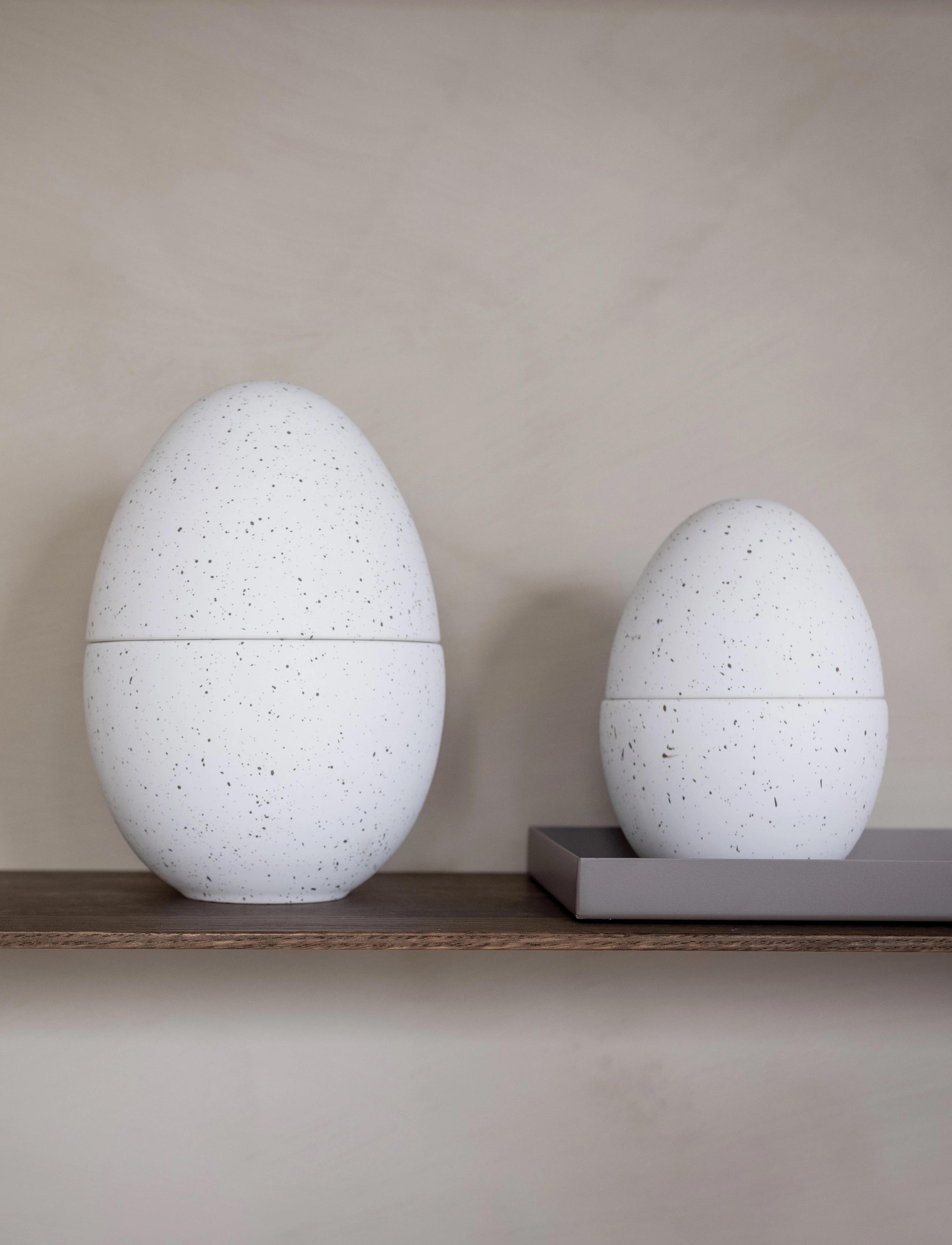 Cooee Design Bonbonniere White/Mud 14cm