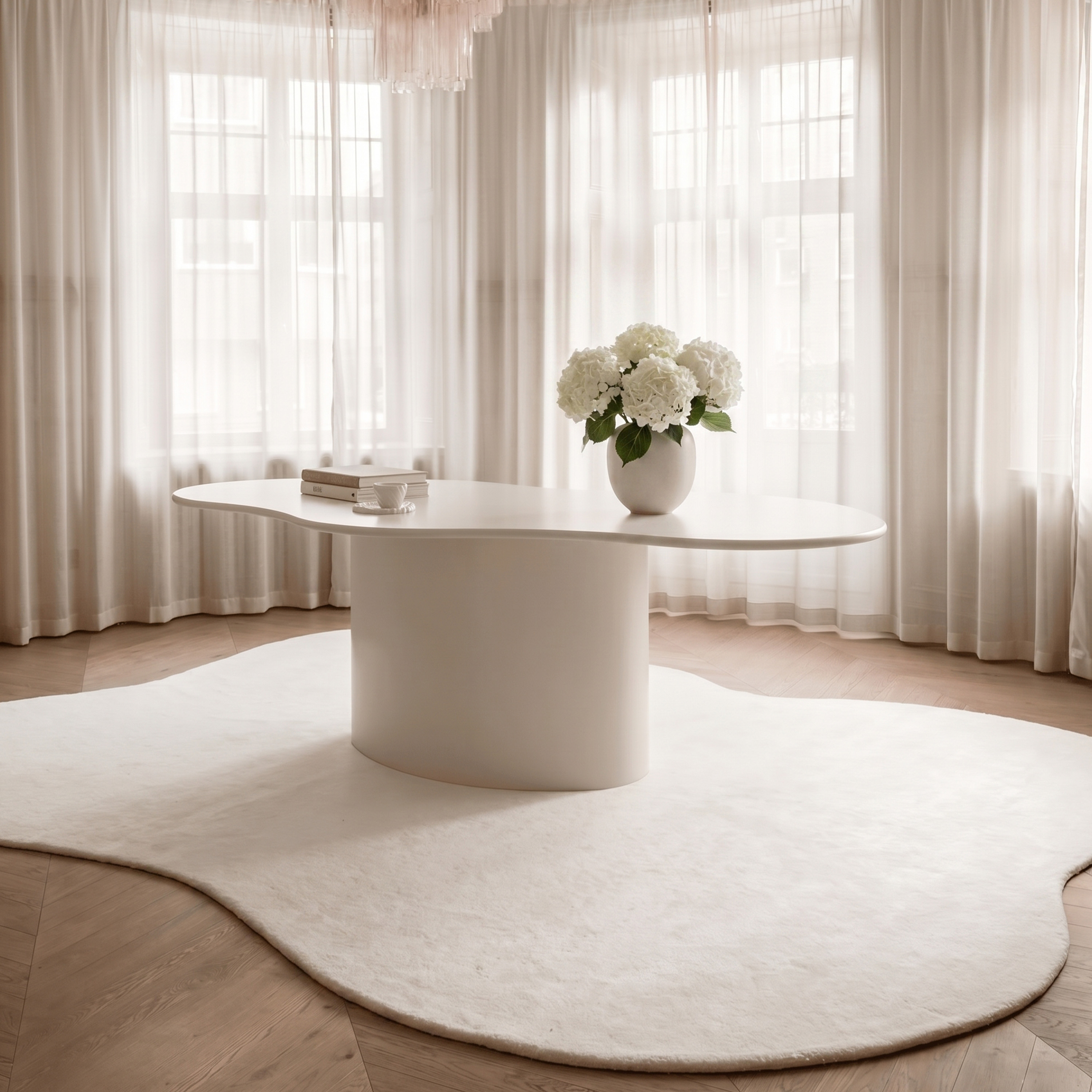 Sleepo Collection Sunday Matbord Creme 230cm