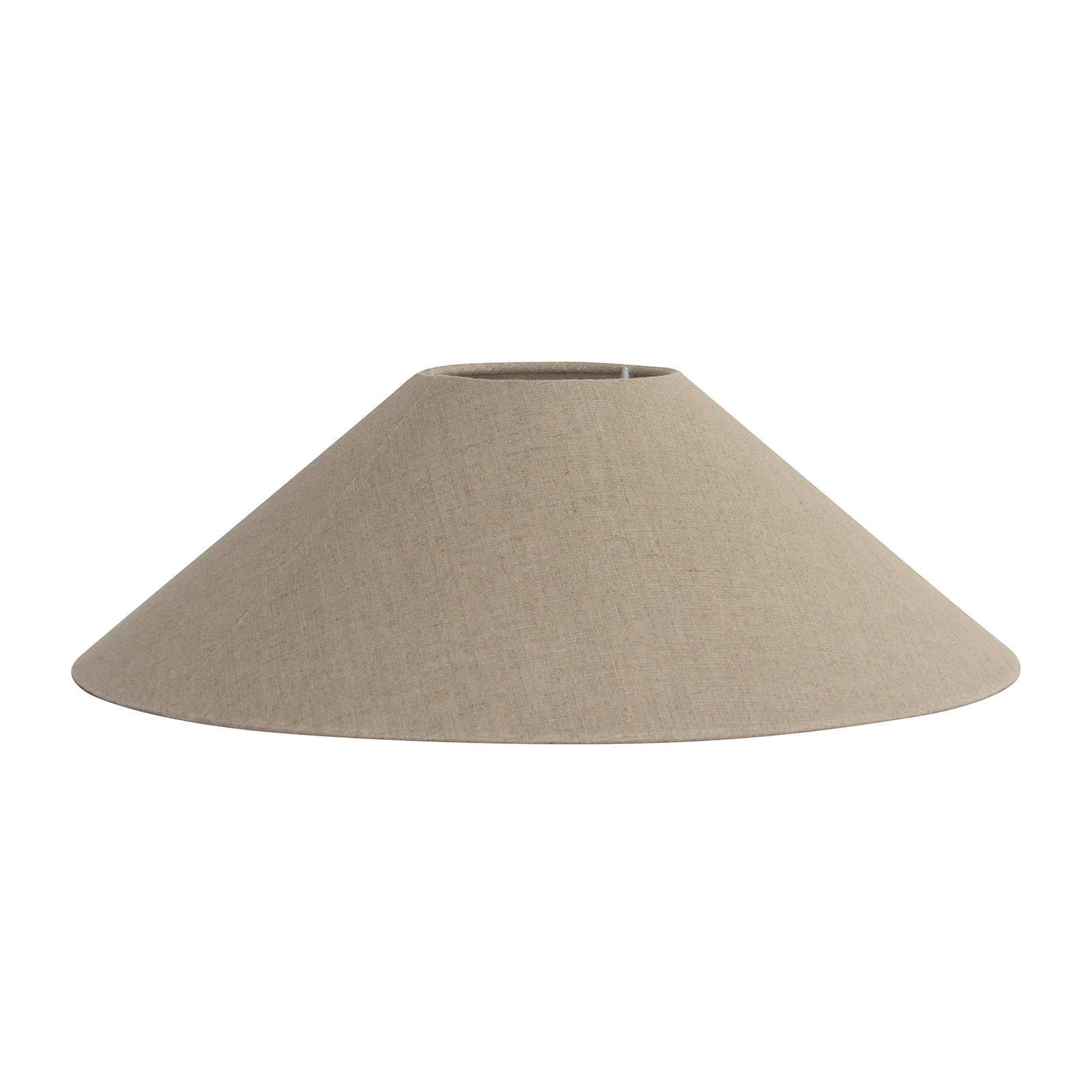Watt & Veke - Basic Flache Lampenschirm Natur 36cm - Weiß - Lampenschirme