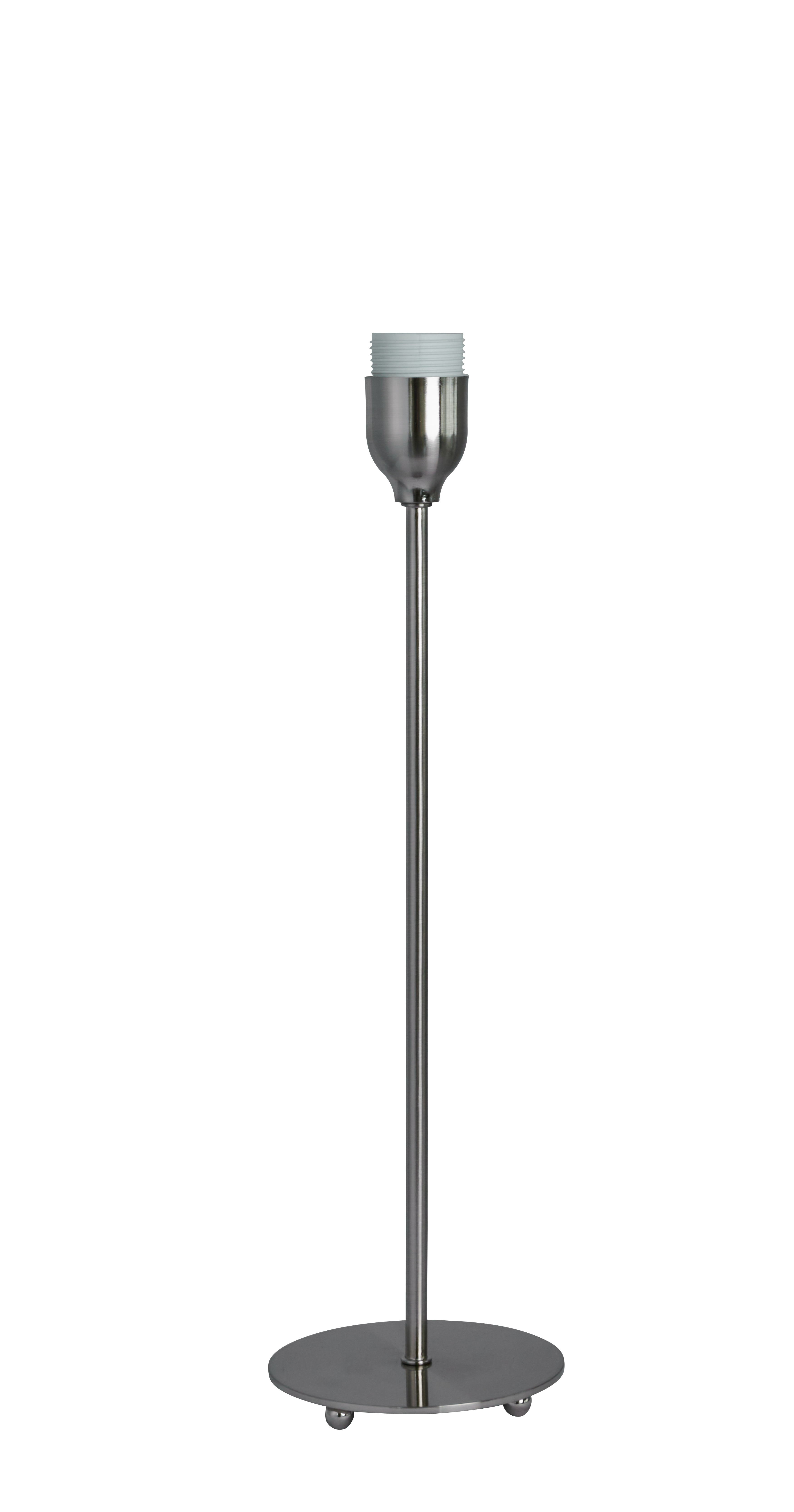 Watt & Veke - Line Lampenfuß Matt Chrom 45cm - Silber - Lampenfüße