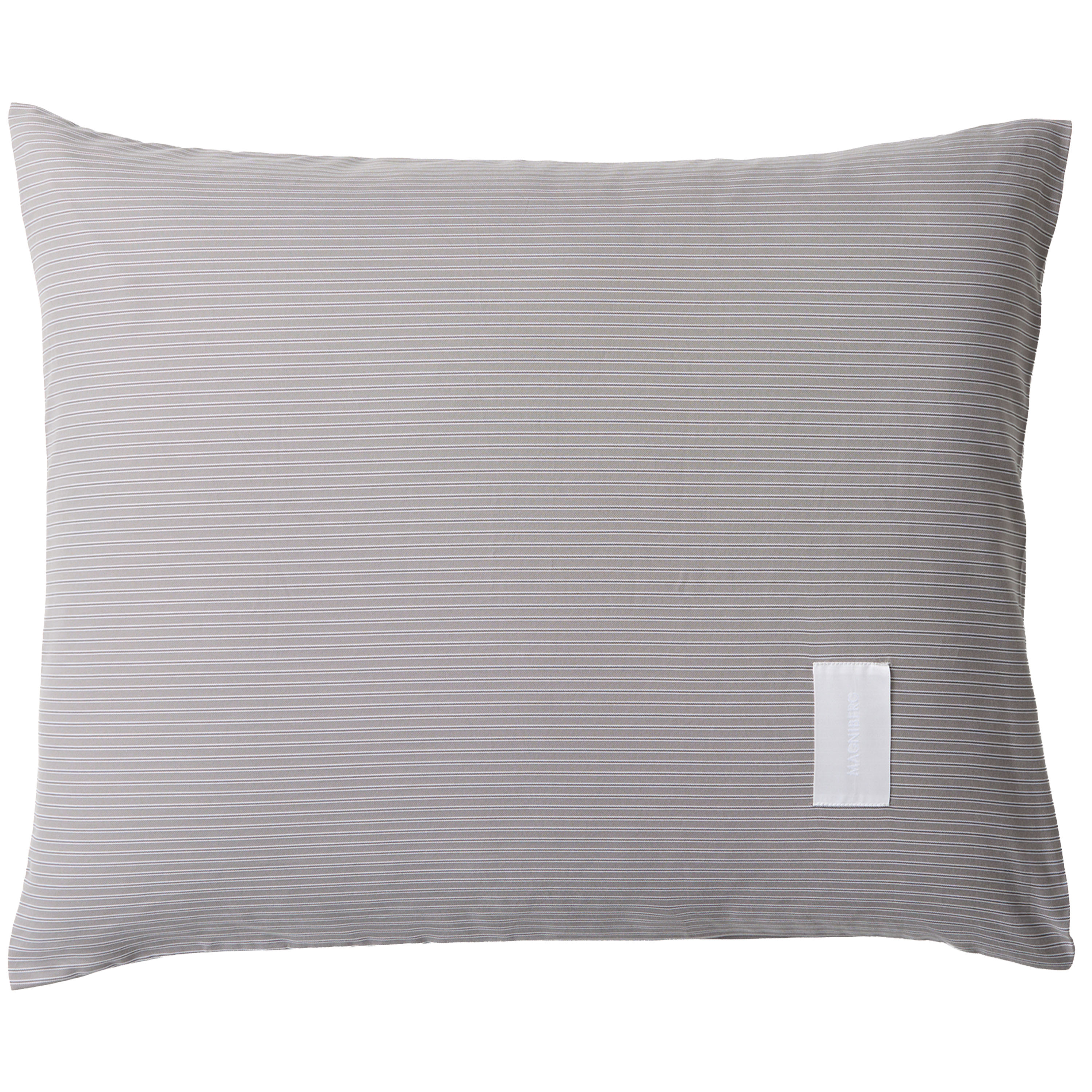 Wall Street Oxford Tyynyliina Stripe Dark Grey 50x90