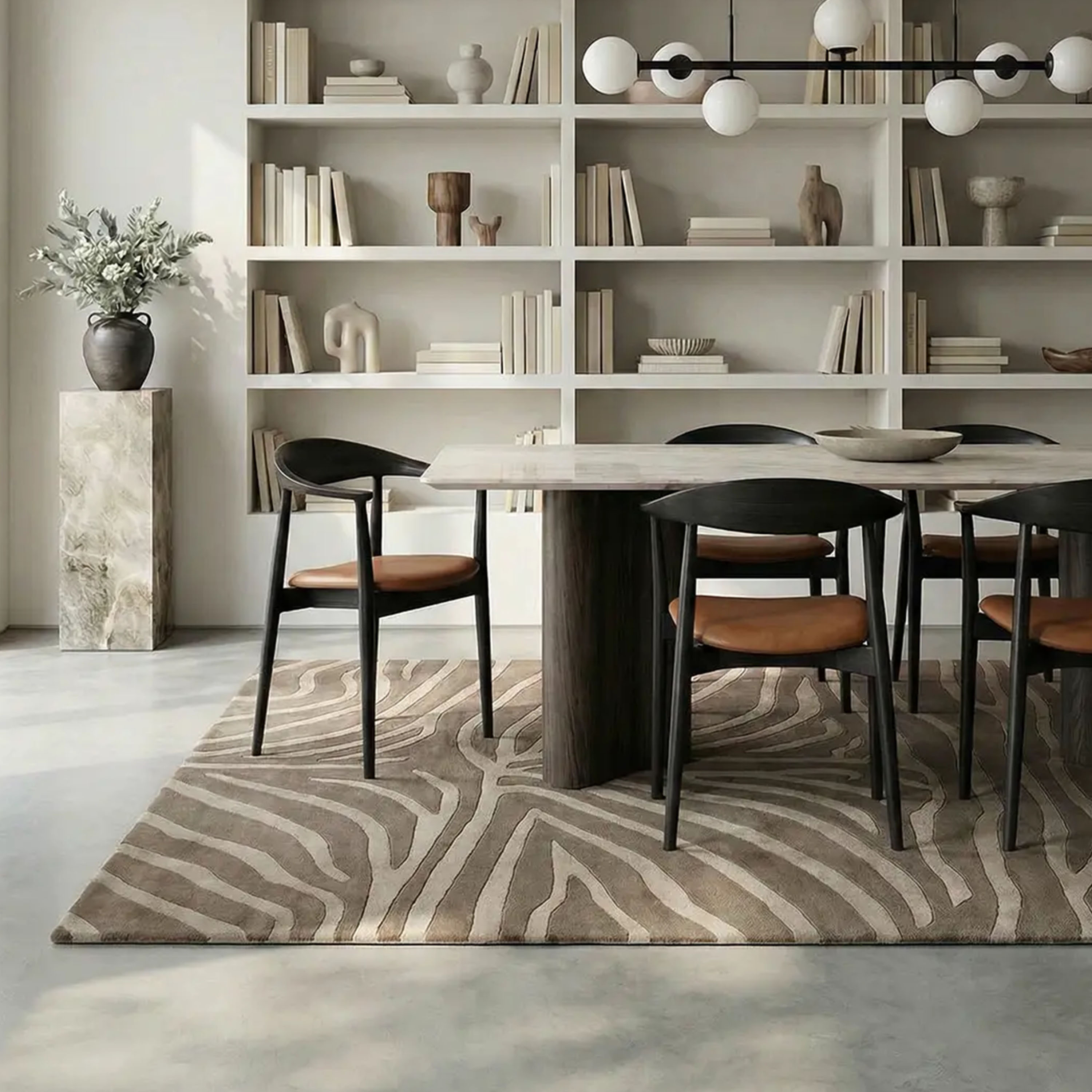 Classic Collection Zebra Ullteppe Beige 170x230