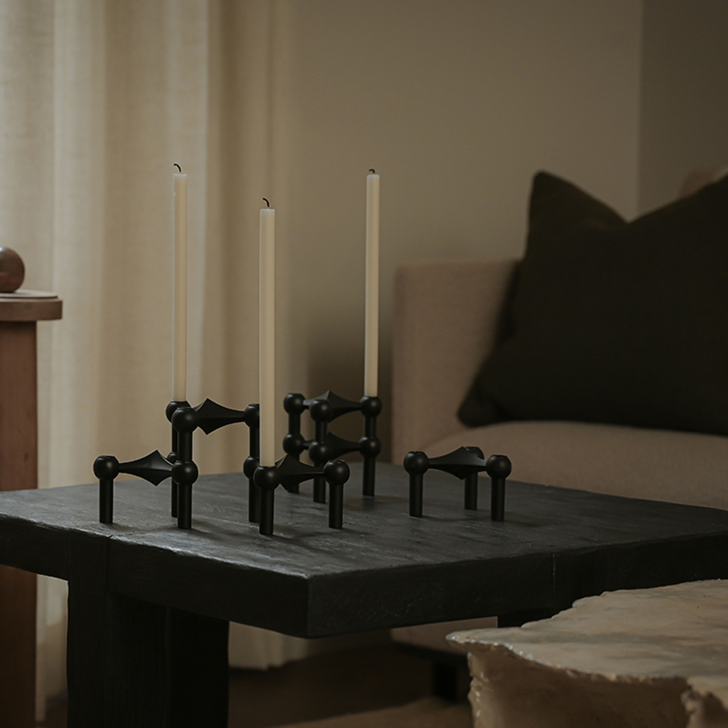 Stoff STOFF Nagel Kynttilänjalka Black