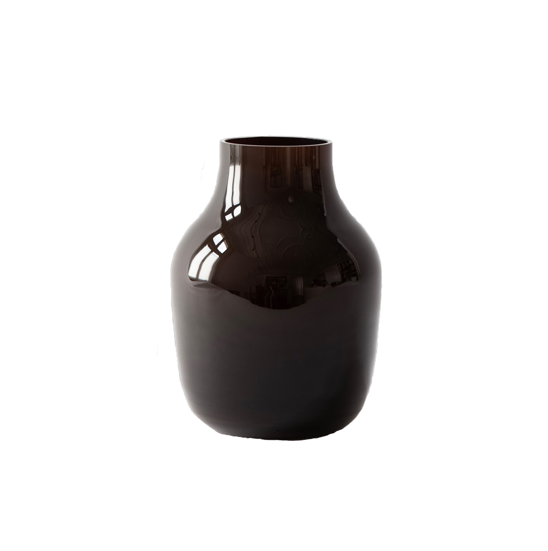 Tell me more - Paloma Vase Dunkelbraun Mittelgroß