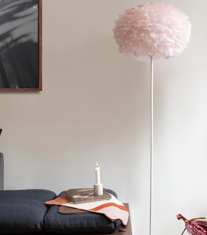 Umage Eos Fjäderlampa Ljusrosa Medium