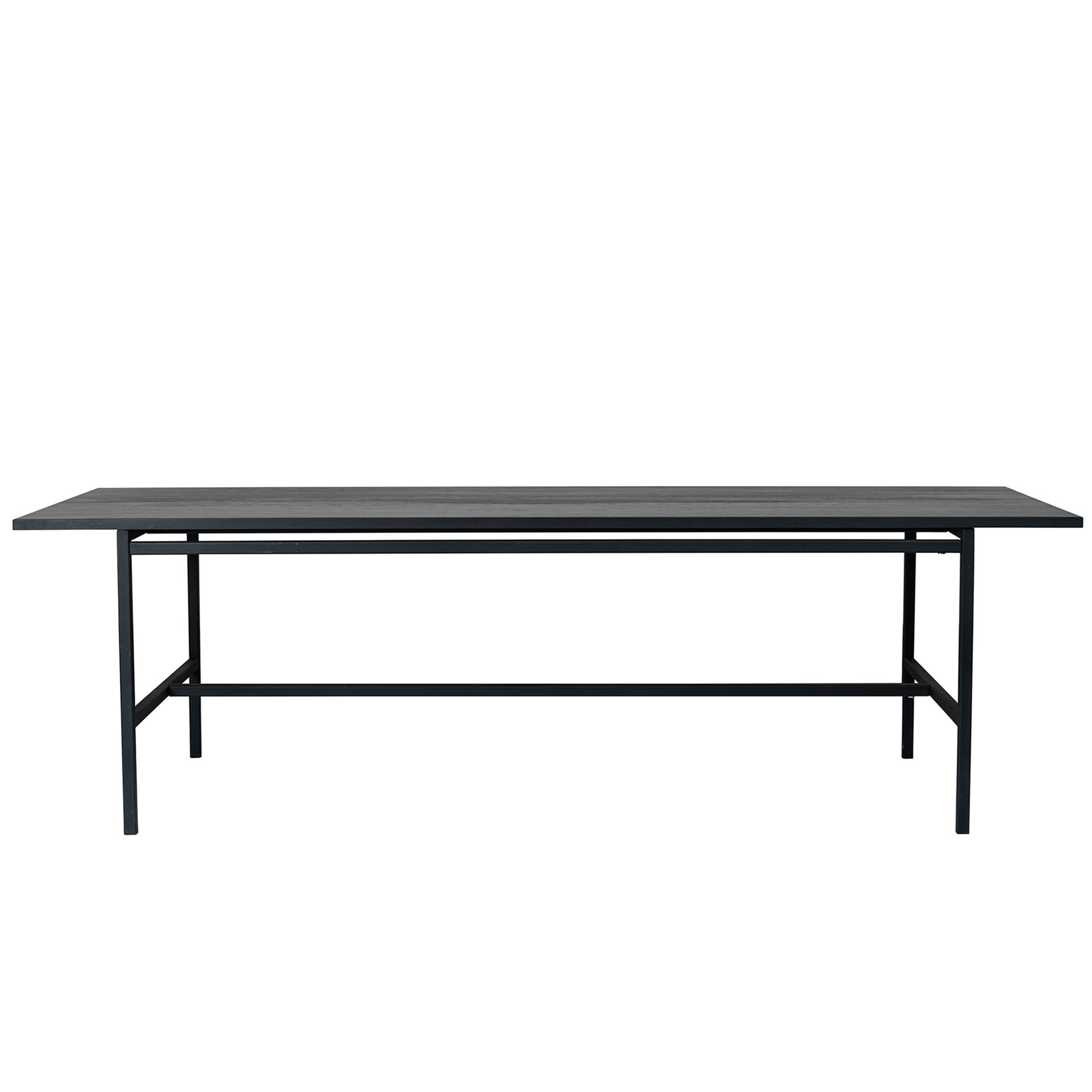 Almina Matbord Svartbetsad Ek 250cm