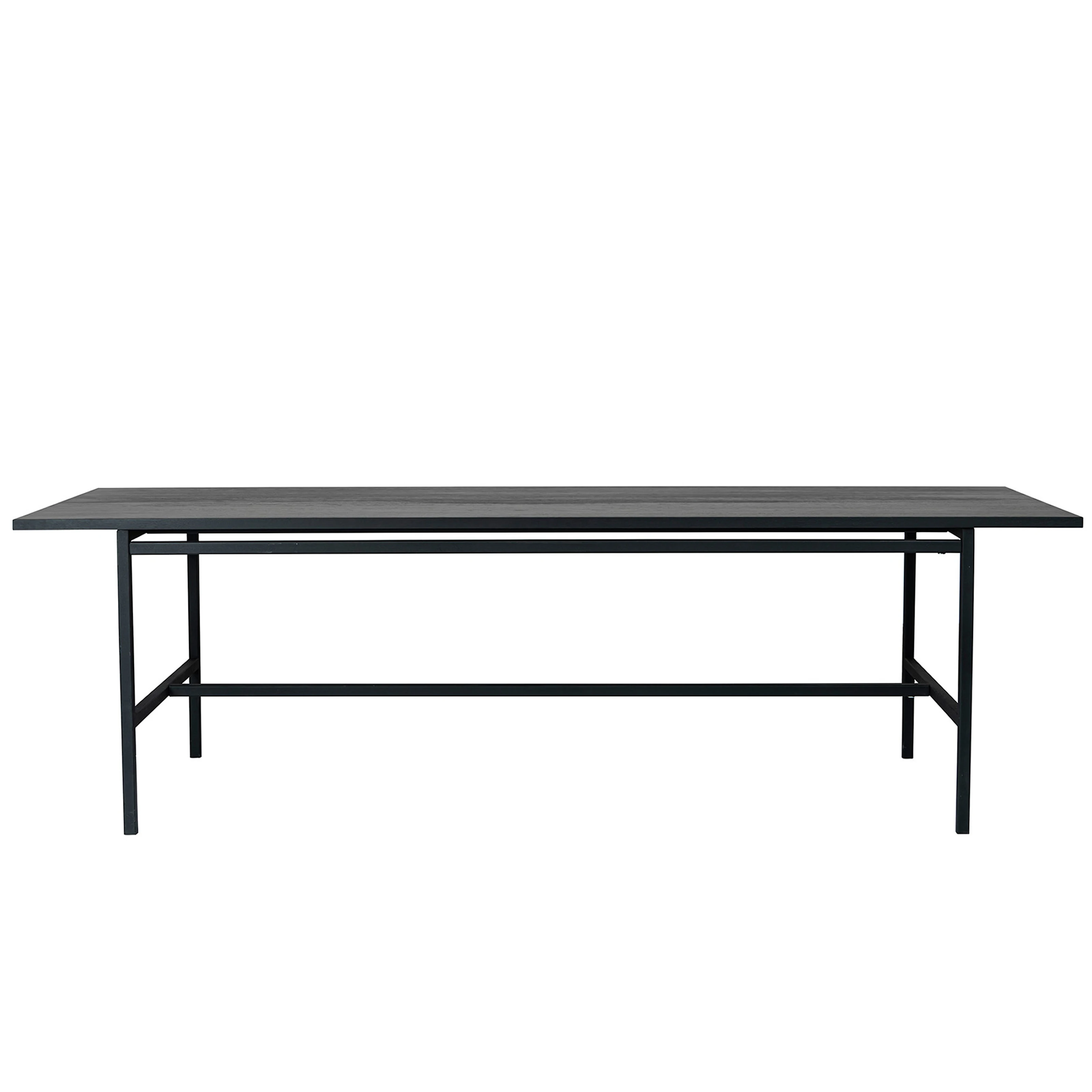 Almina Matbord Svartbetsad Ek 250cm