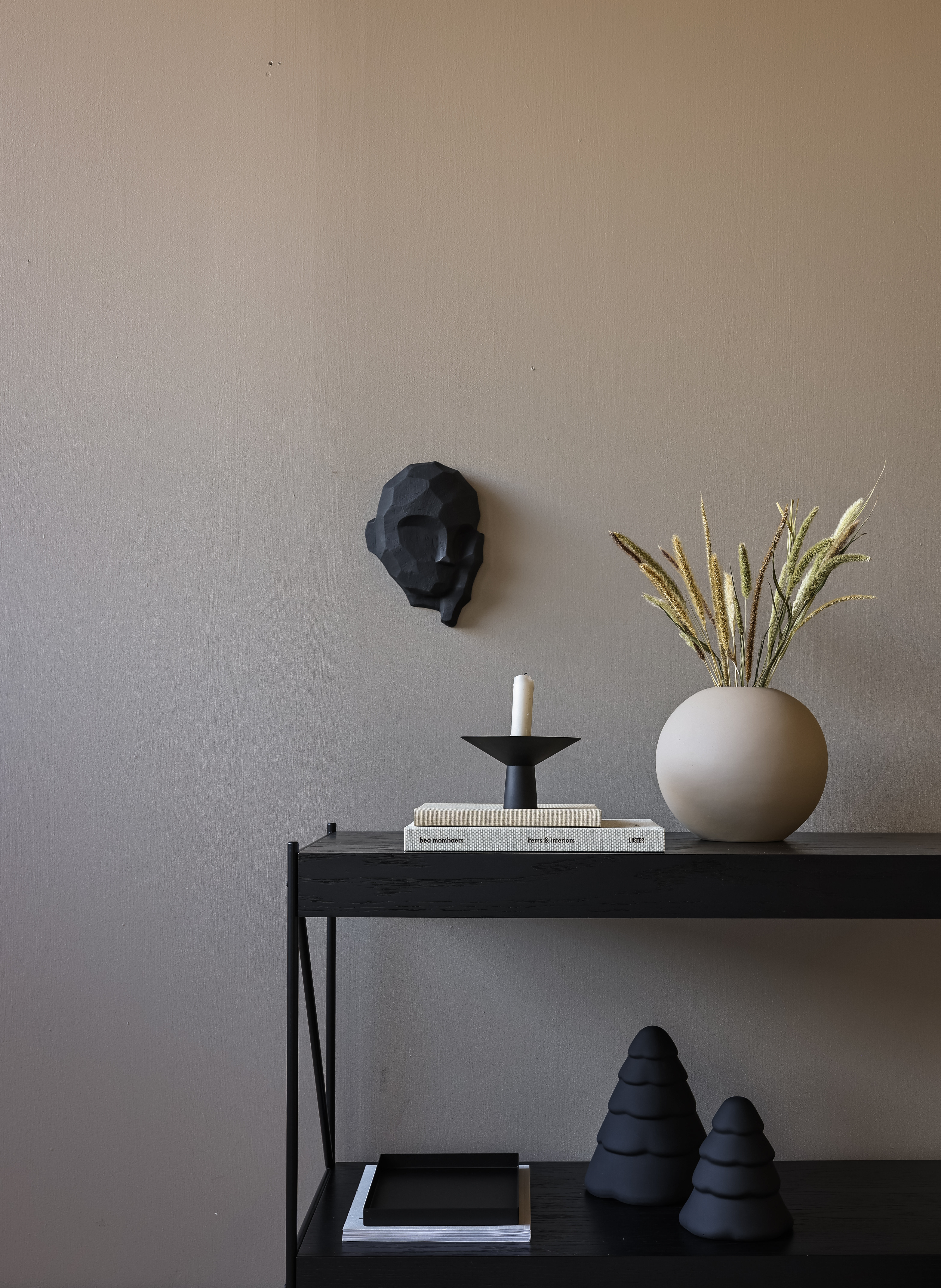 Cooee Design Tray Tablett Schwarz 25cm