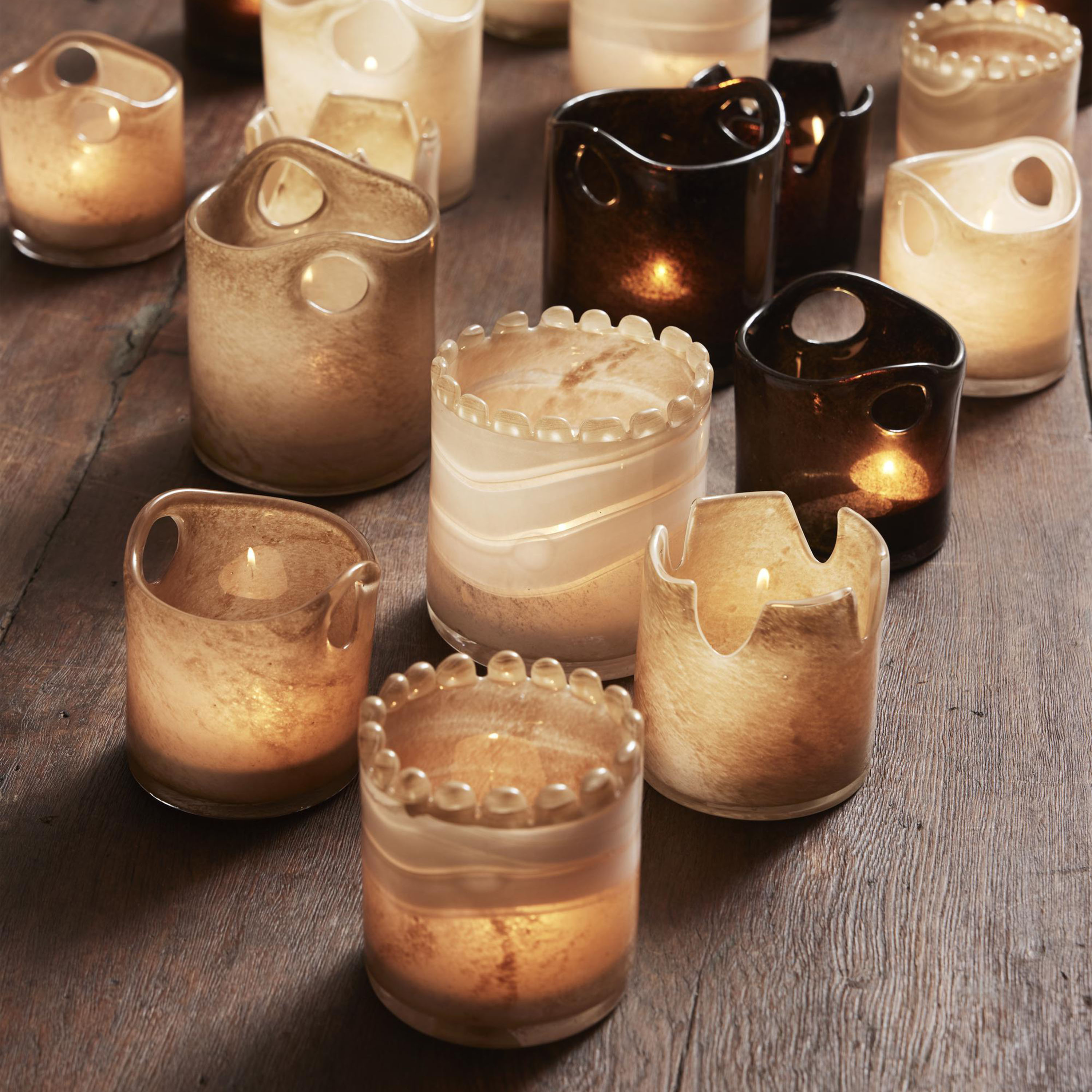 Jakobsdals Bordo Ljuslykta Beige 10cm