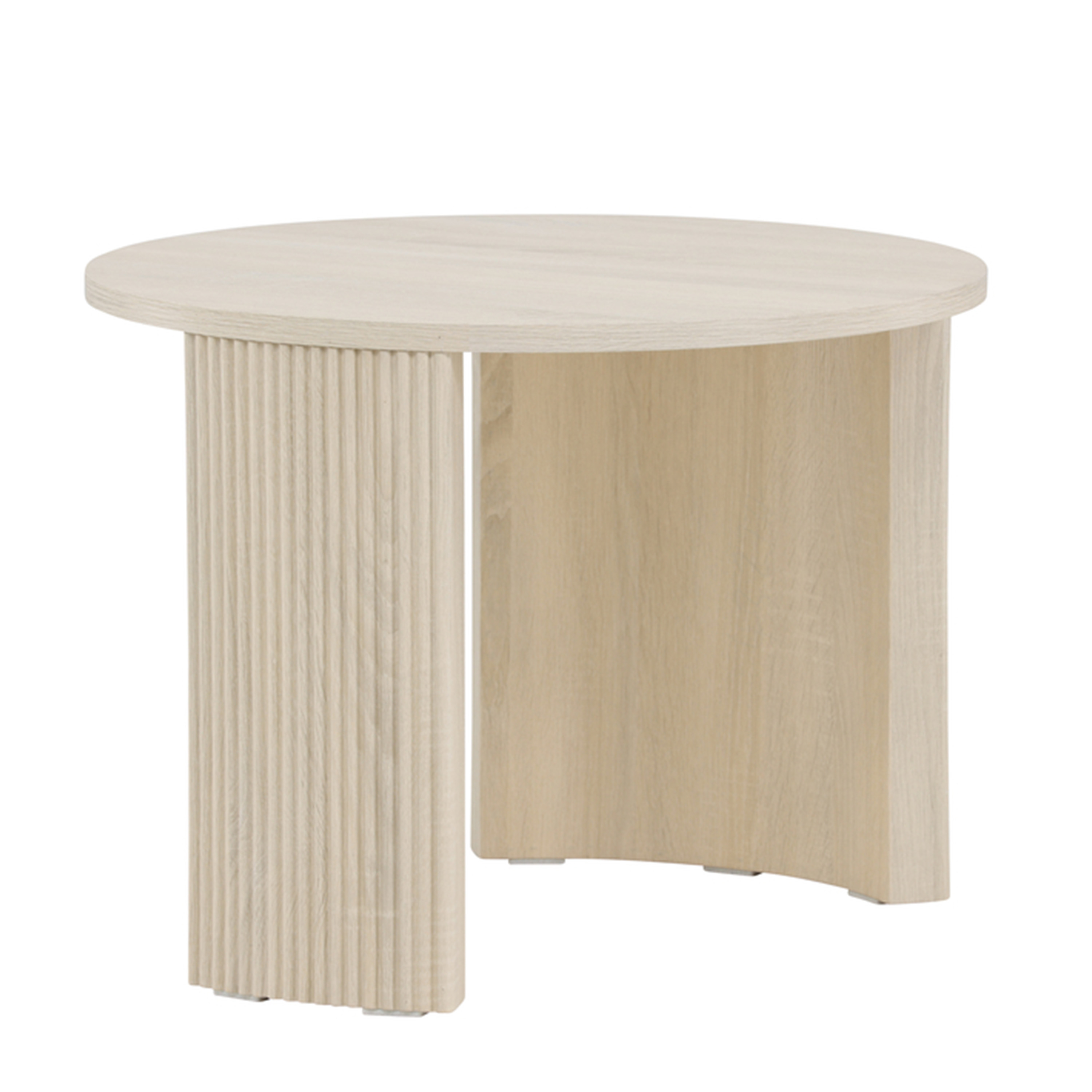 Venture Home Bristol Soffbord Vitpigmenterad Ø60