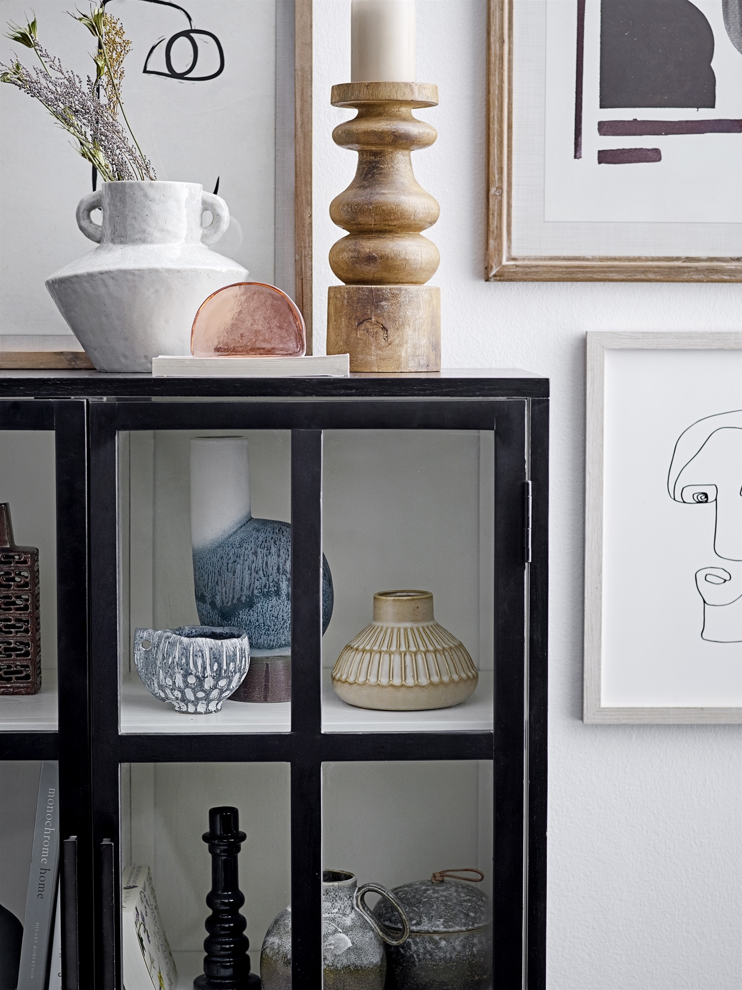 Bloomingville Opal Vitrinskåp 120cm