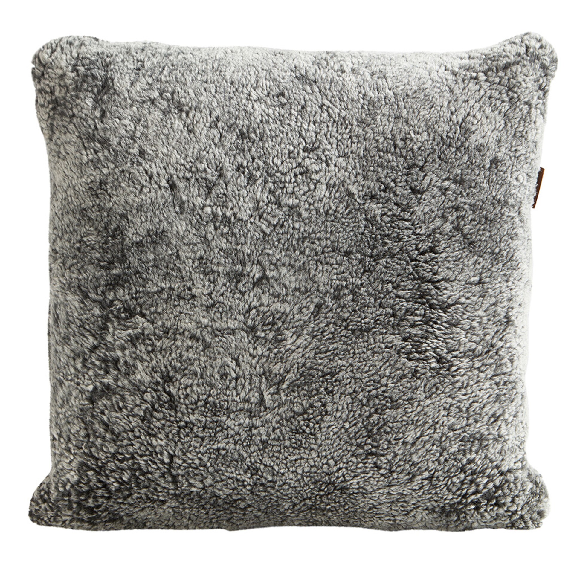 Alice Prydnadskudde Fårskinn Grågrafit 50x50
