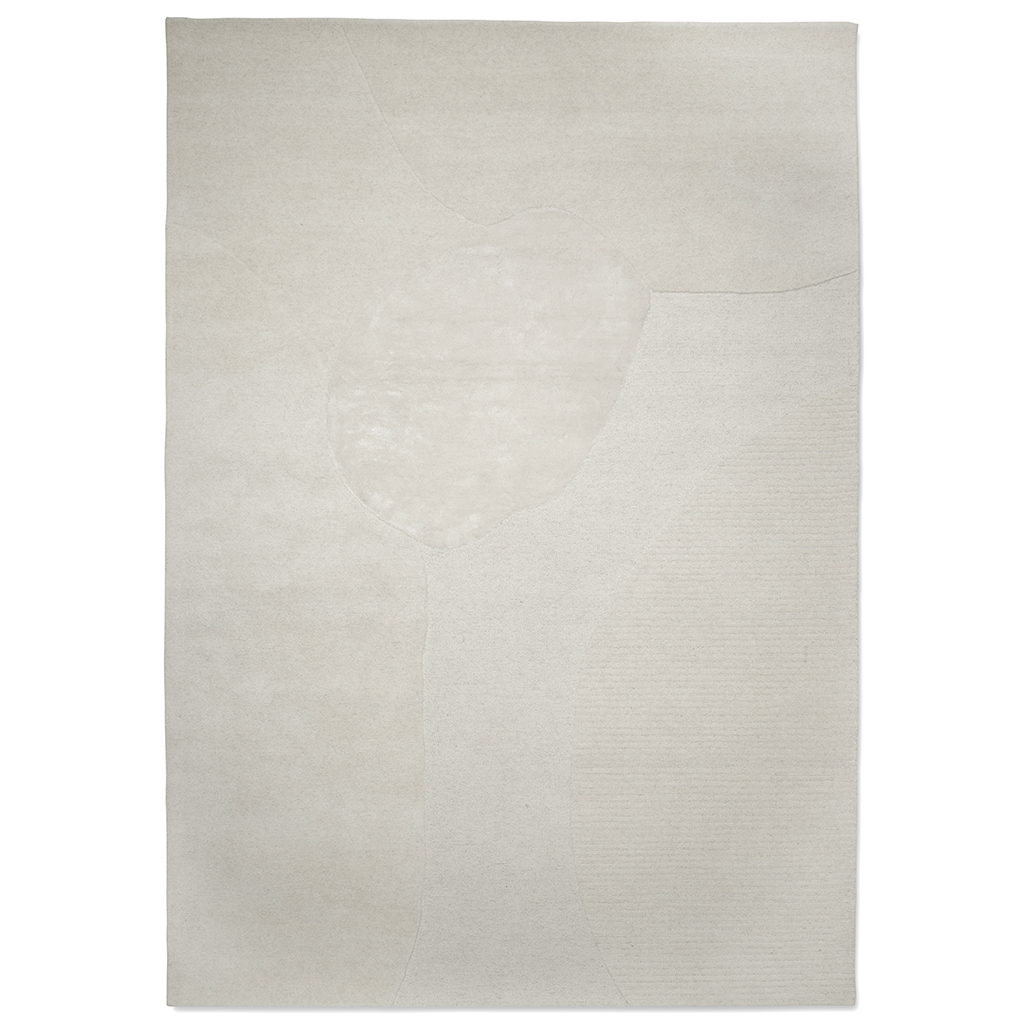 Classic Collection - Topaz Woll/Viskose-Teppich Ivory 170x230 - Weiß - Wollteppiche