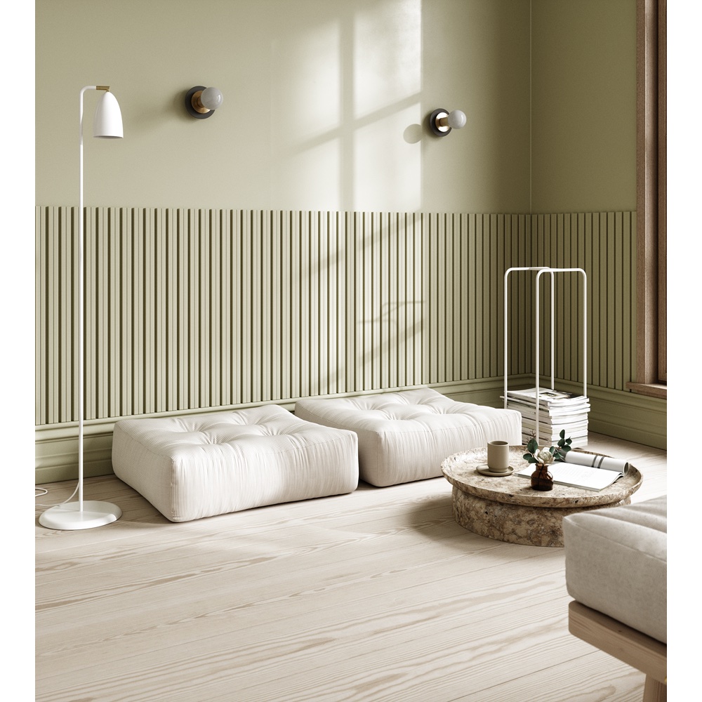 Karup Design More Sitzpuff Beige 70x70cm