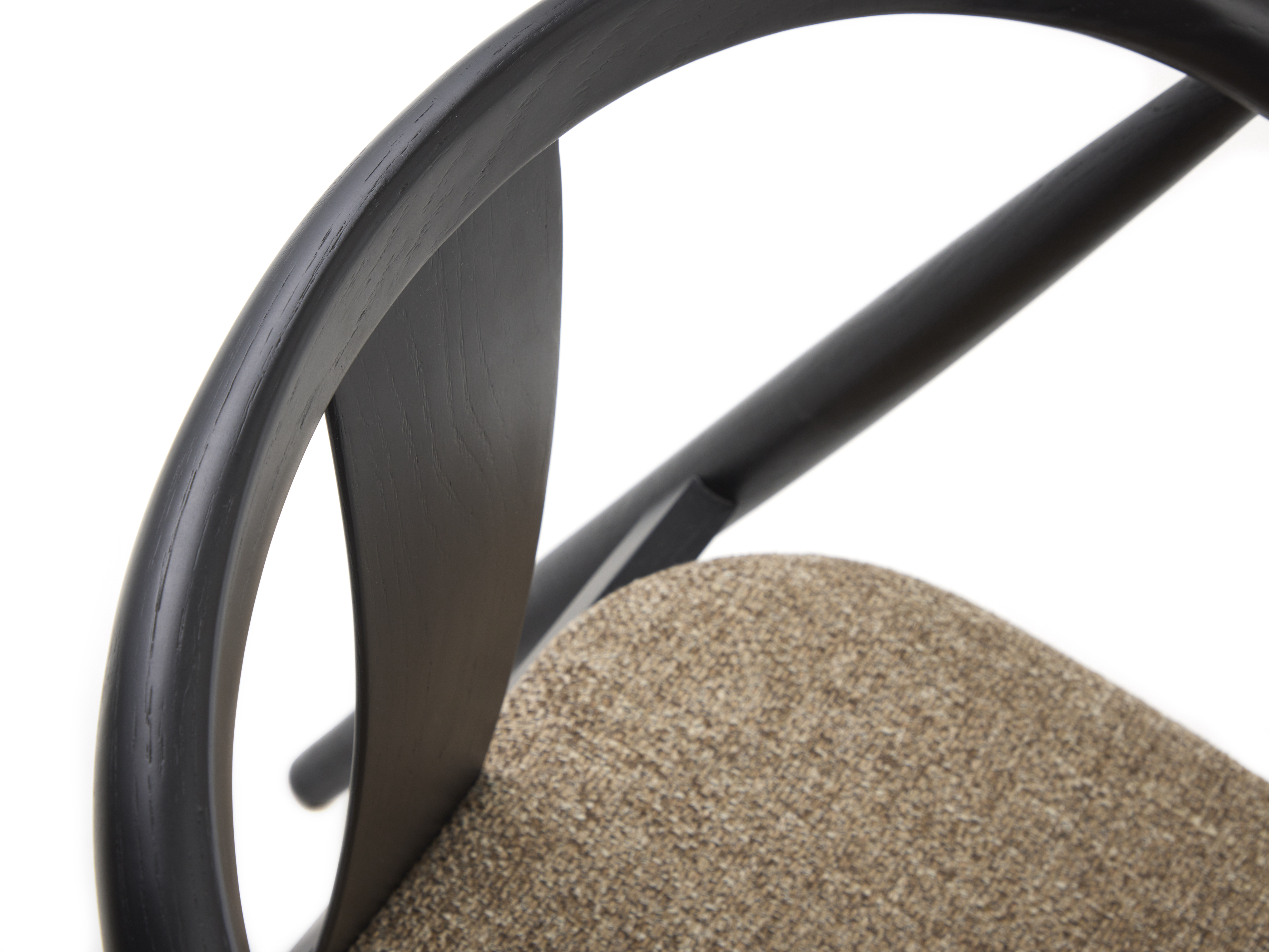 Nordic Home Henry Karmstol Black/Latte