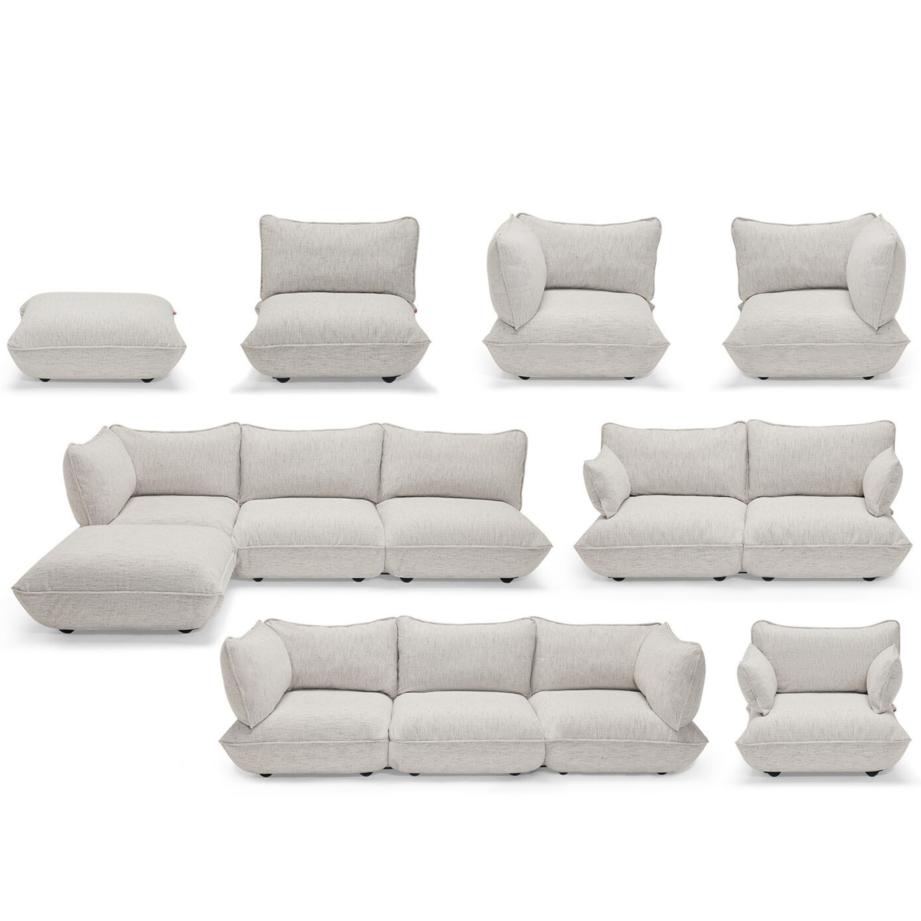 Fatboy Sumo Mingle Chaise Sofa Marble 301cm