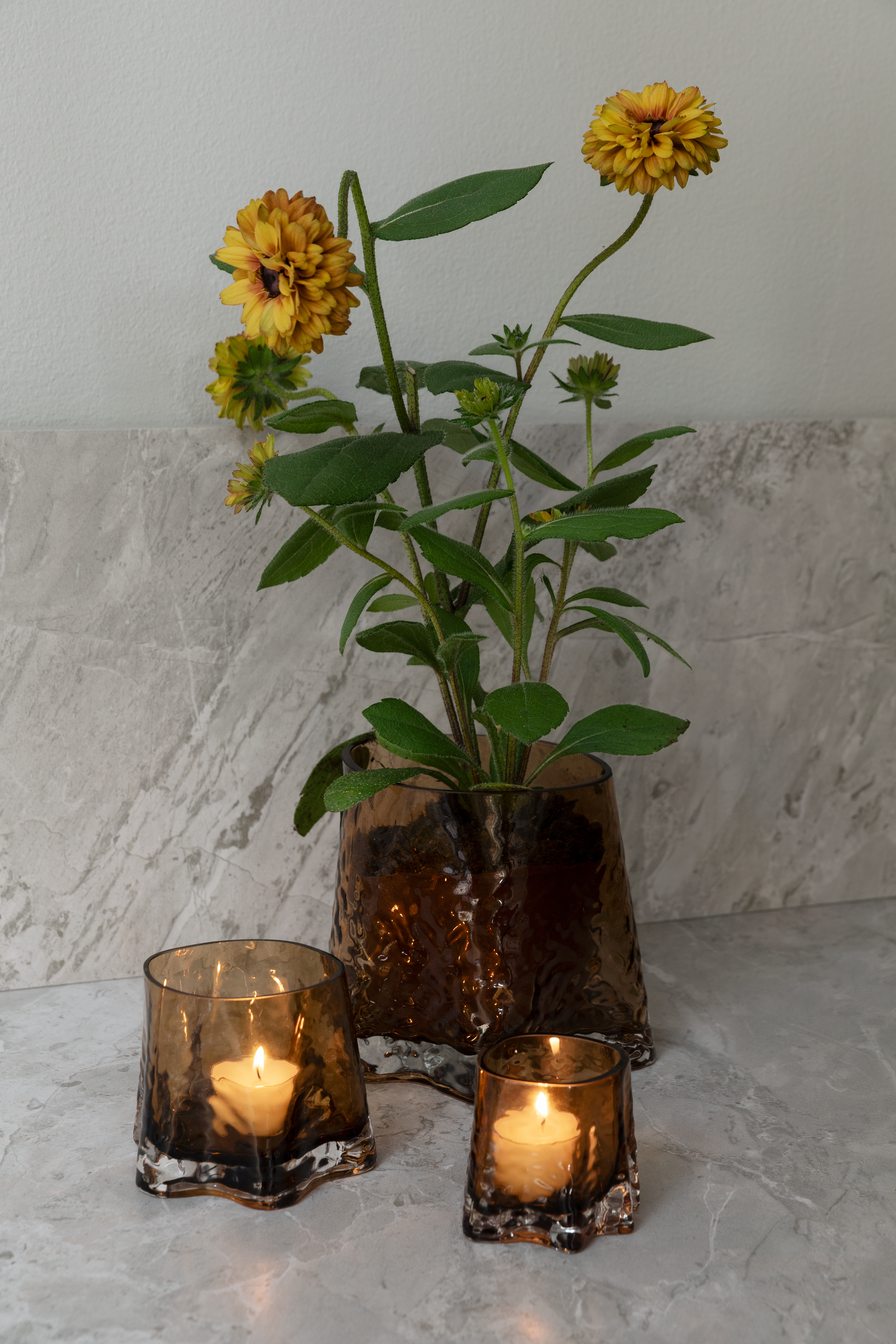 Cooee Design Gry Ljuslykta Cognac Medium