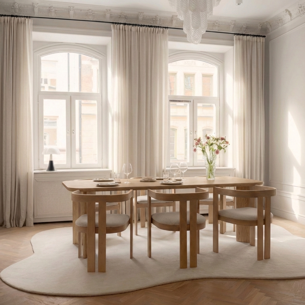 Sleepo Collection Ollie Spisebord Hvitoljet Eik 220 cm