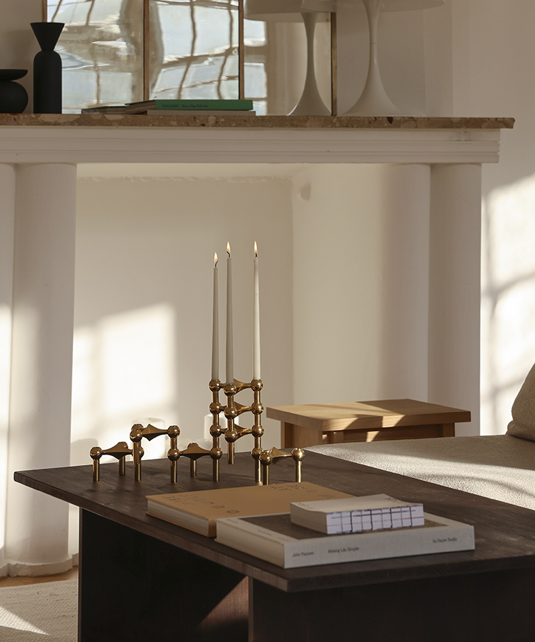 Stoff STOFF Nagel Kynttilänjalka Solid Brass