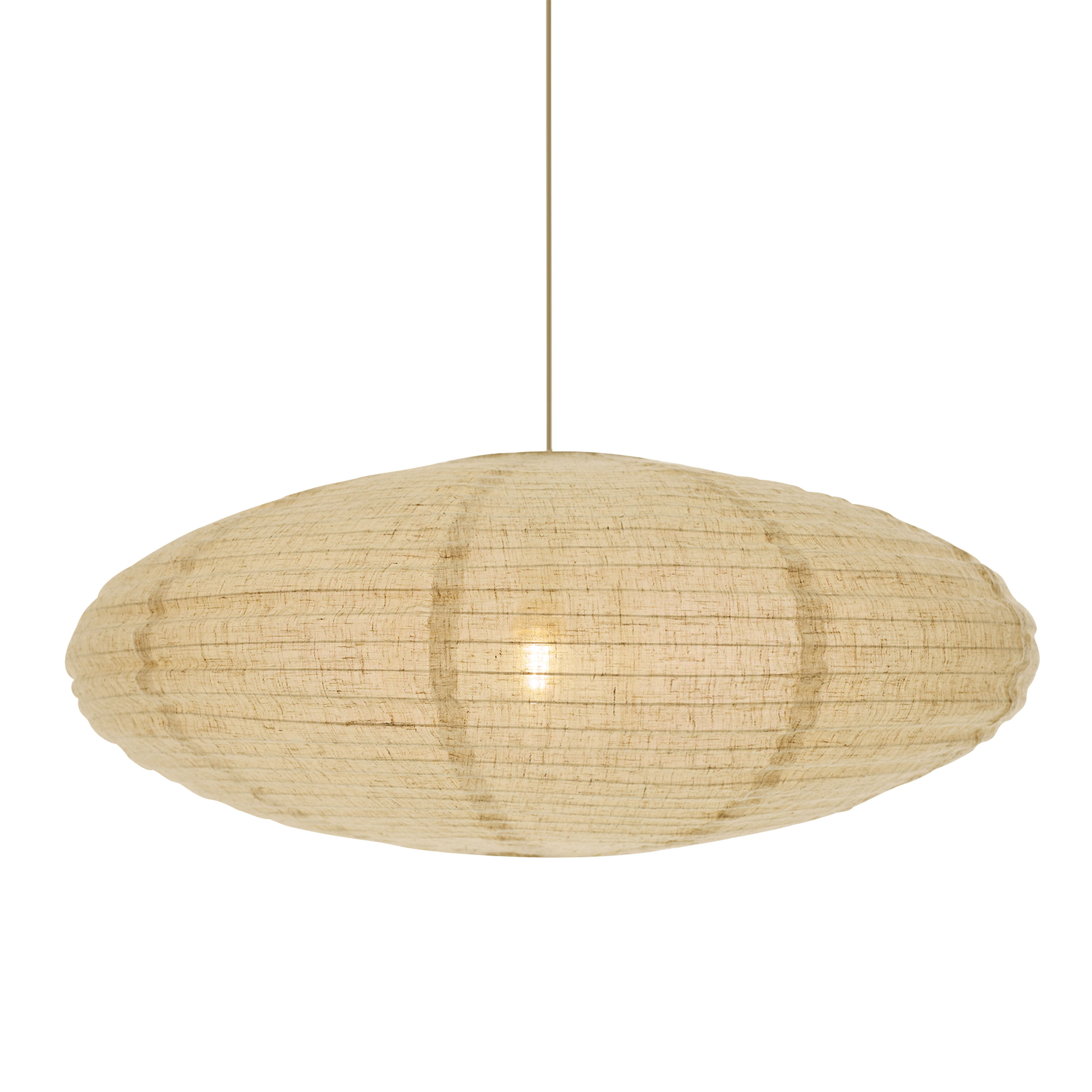 Nordlux Villo Fabric Lampeskjerm Natur Ø60