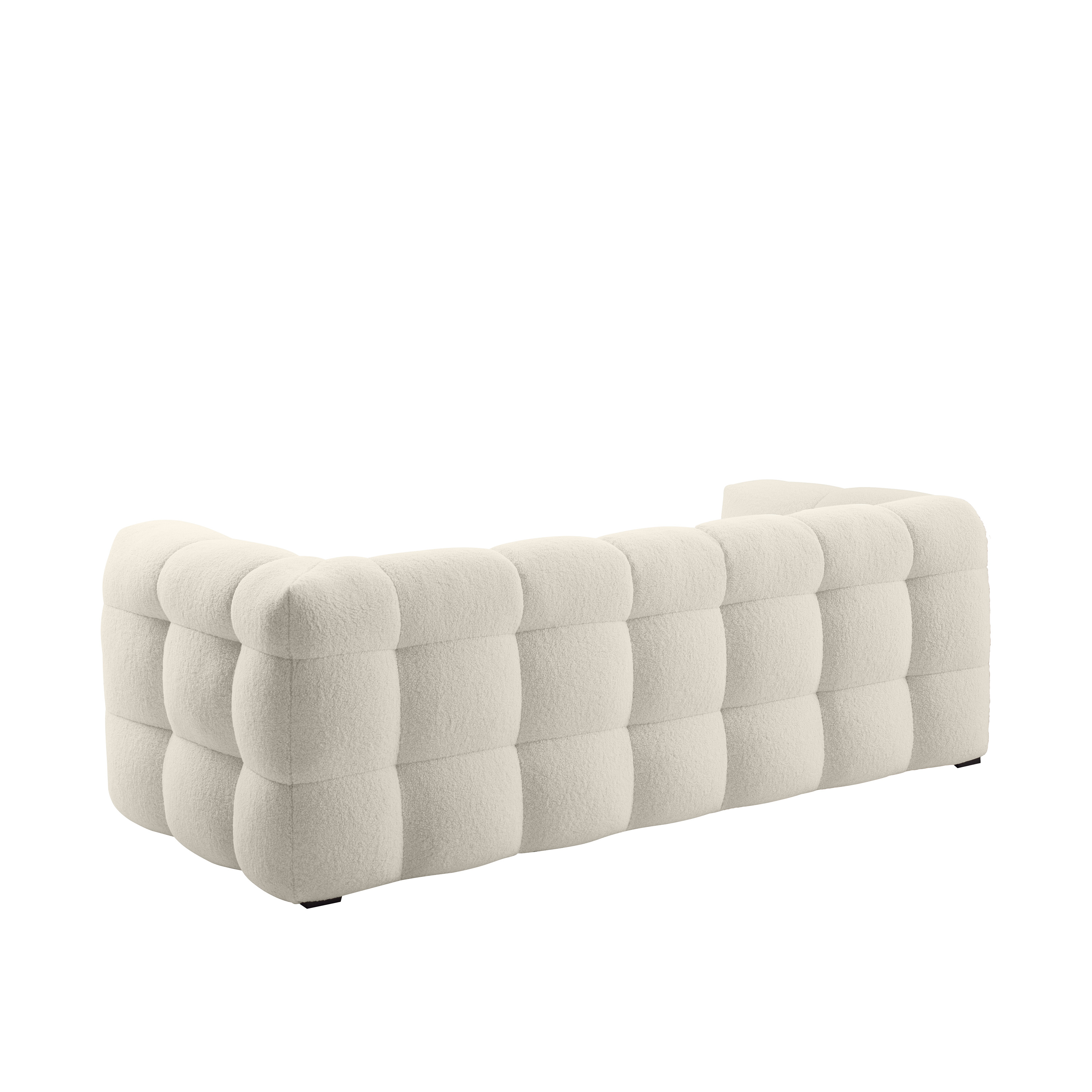 Sleepo Collection Billie 2-sits Soffa Creme Teddy