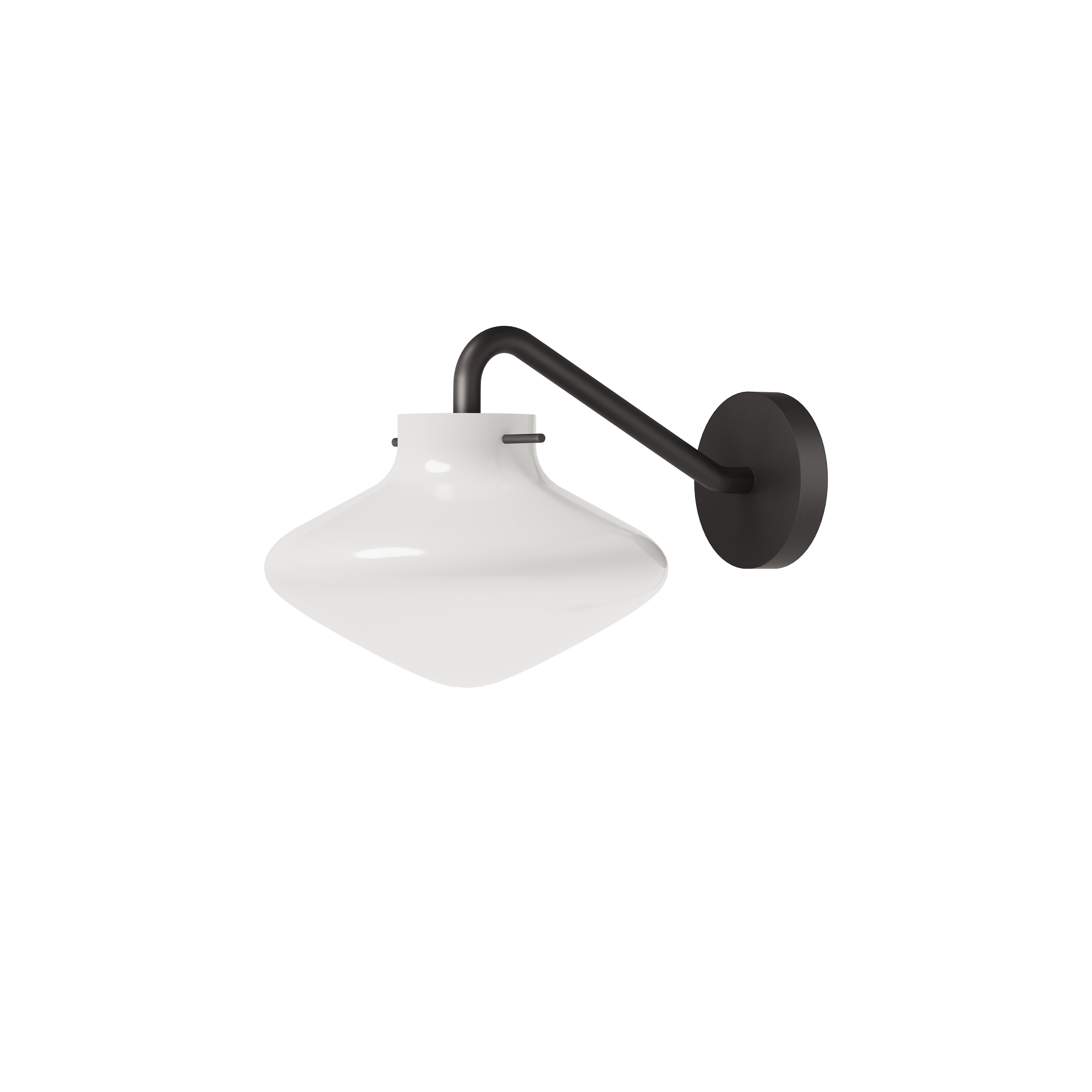 Repose Wandleuchte Schwarz 16cm