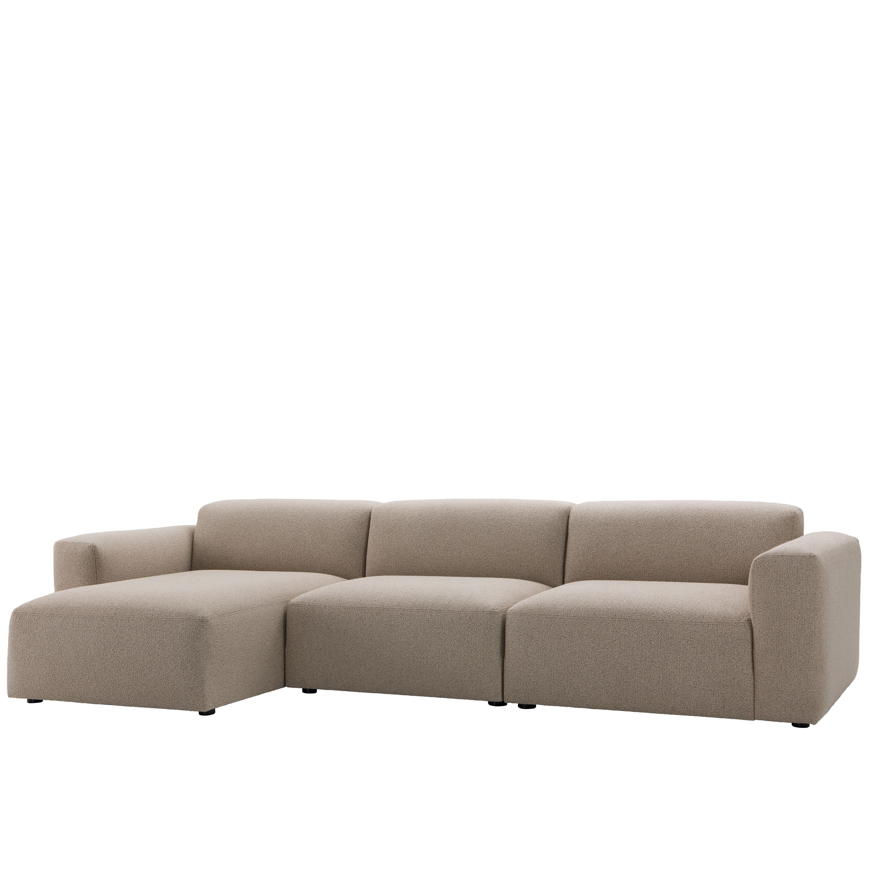Thalia 4-seters Divansofa Venstre Light Brown 325cm