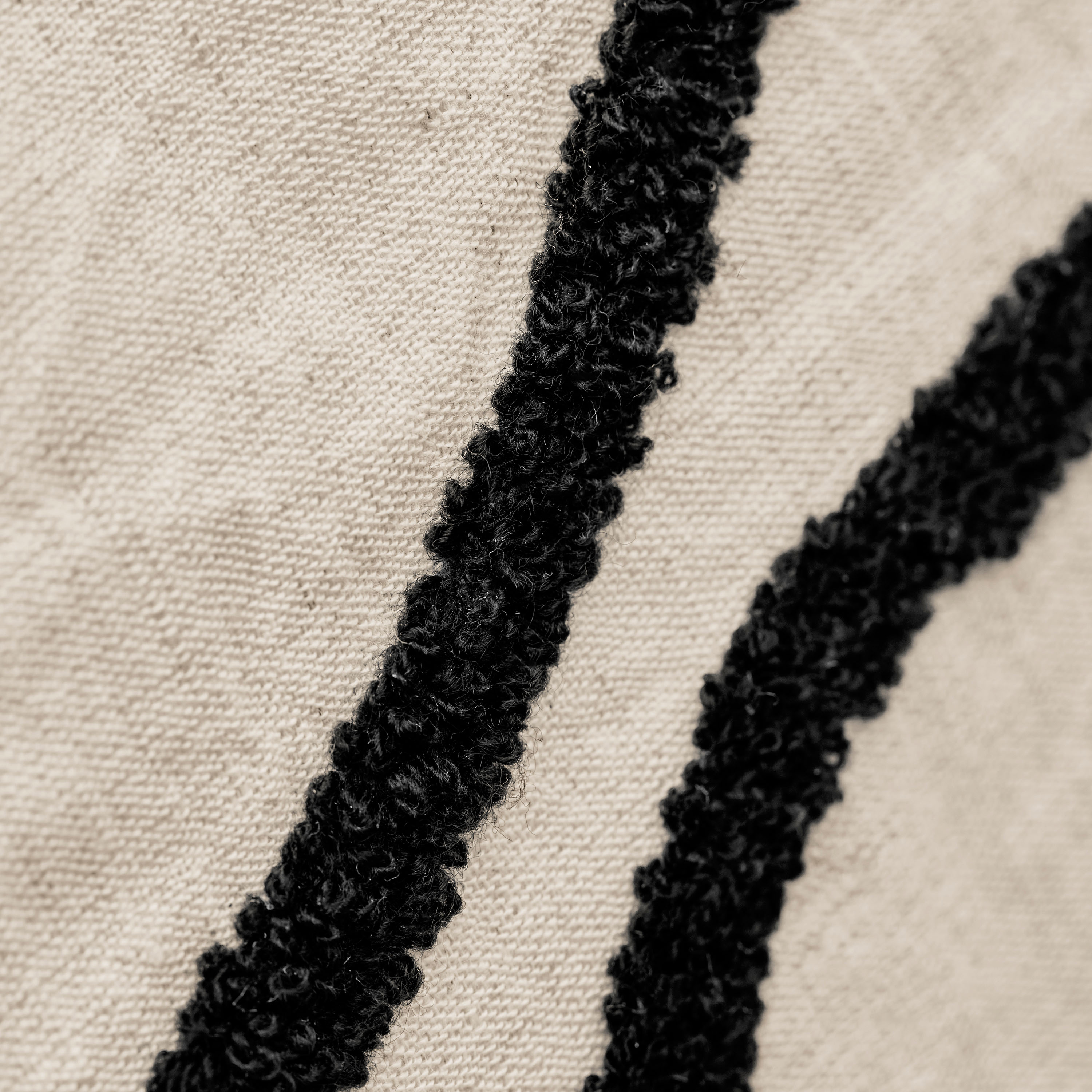 House Doctor Fly Tyynynpäällinen Musta 50x50