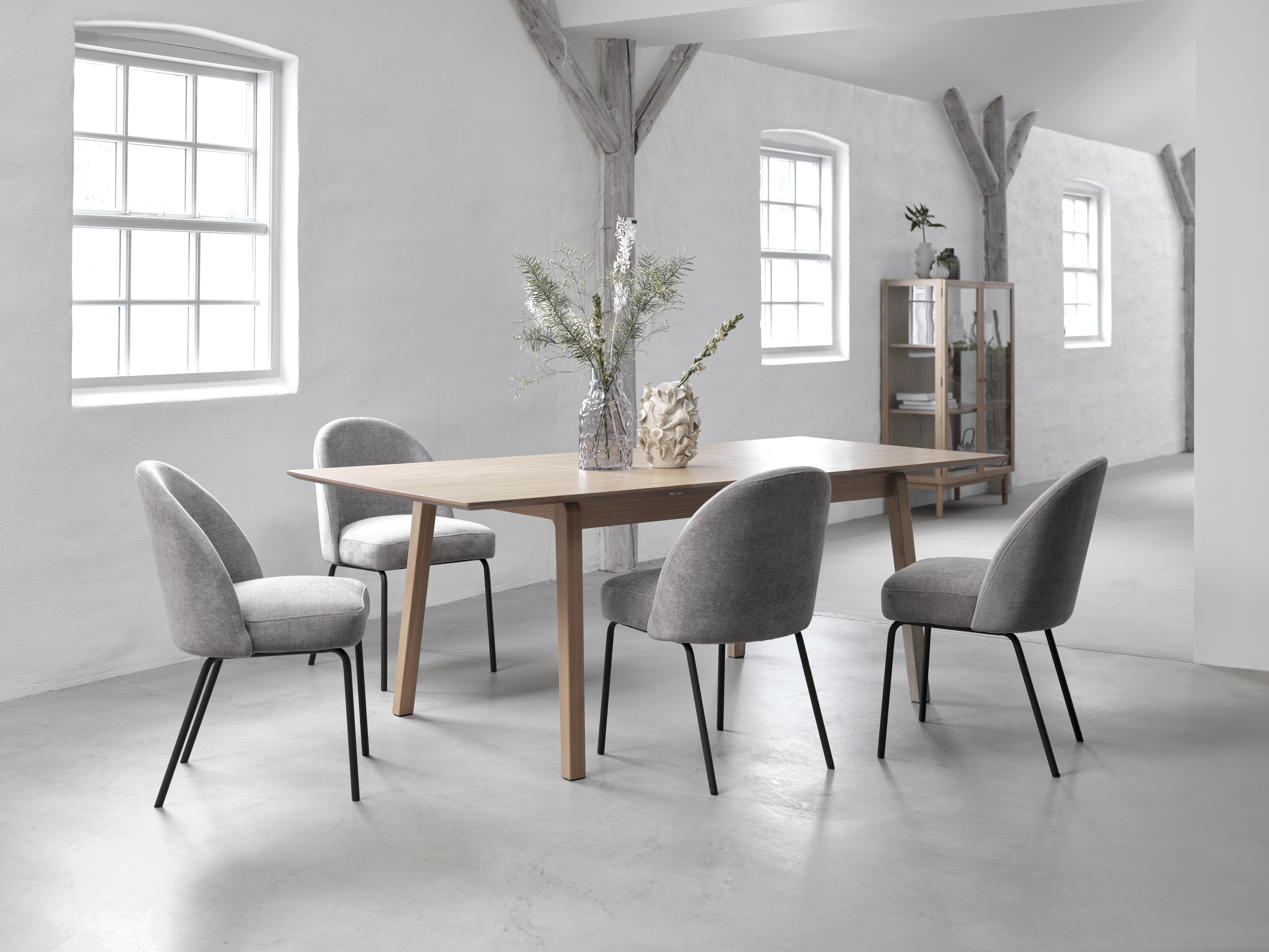 Nordic Home Hannah Ruokatuoli Chenille Grey