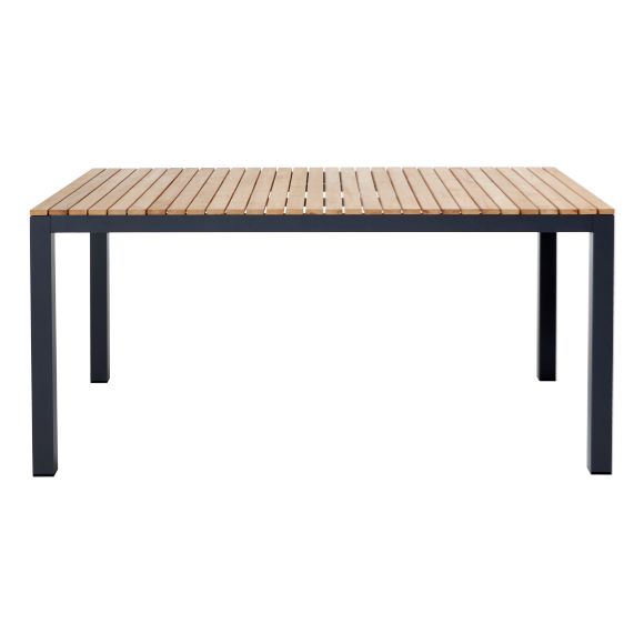 Cinas - Mood Extreme Squared spisebord Natural/Anthracite 167x100 - Grå  - Utendørs Spisebord