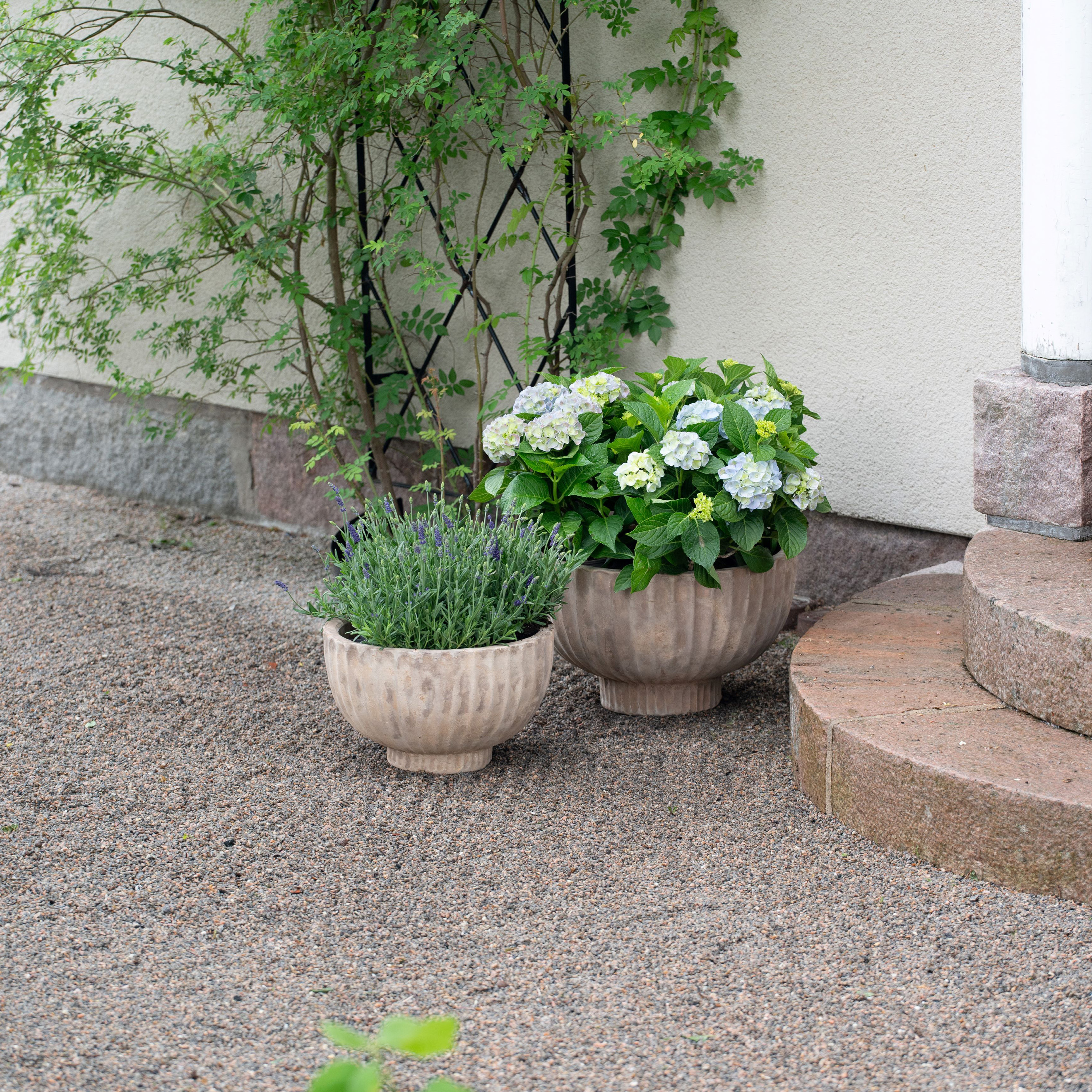 Wikholm Form Fedora Kruka Antik Terrakotta 3-pack