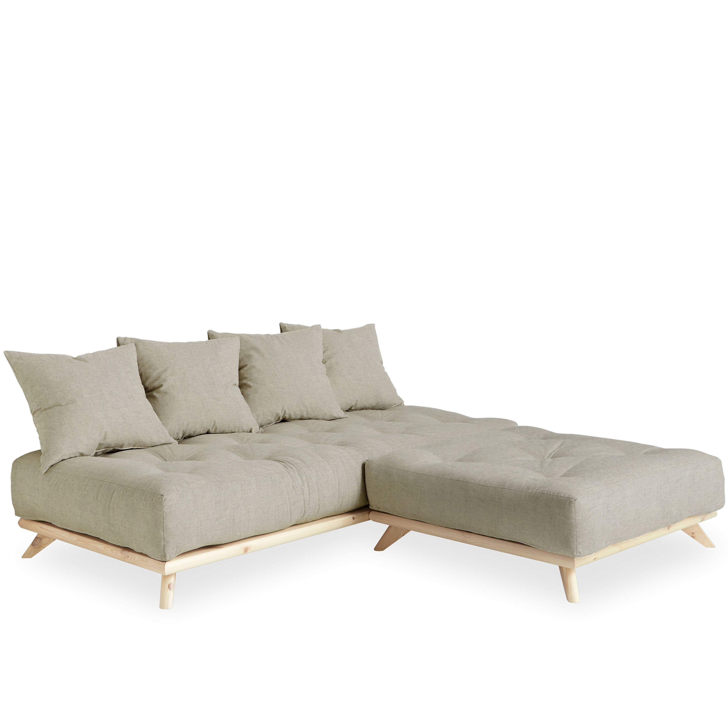 Karup Design Senza Vuodesohva Luonnollinen/Pellava 200 cm