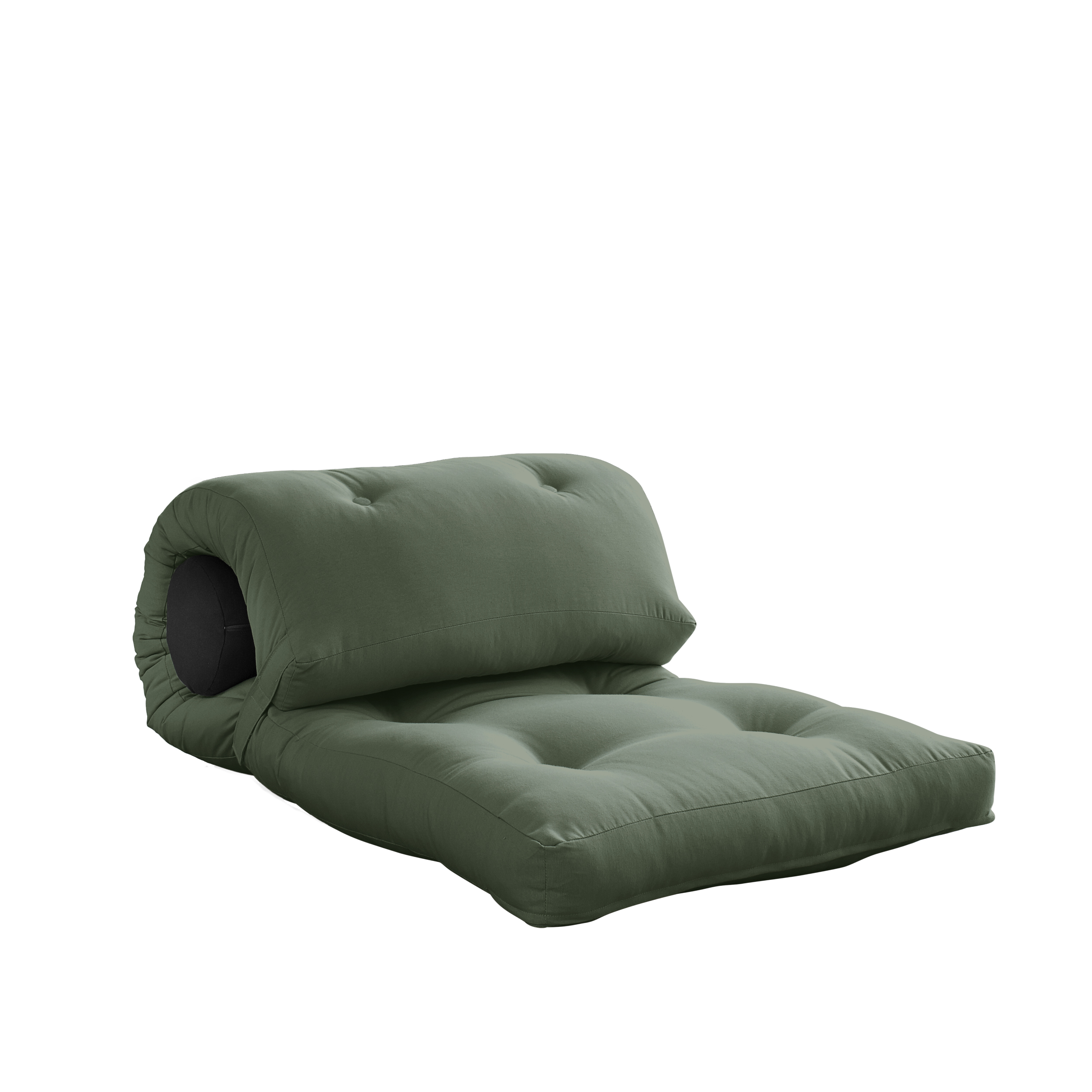 Wrap Loungemadrass Olive Green 70cm