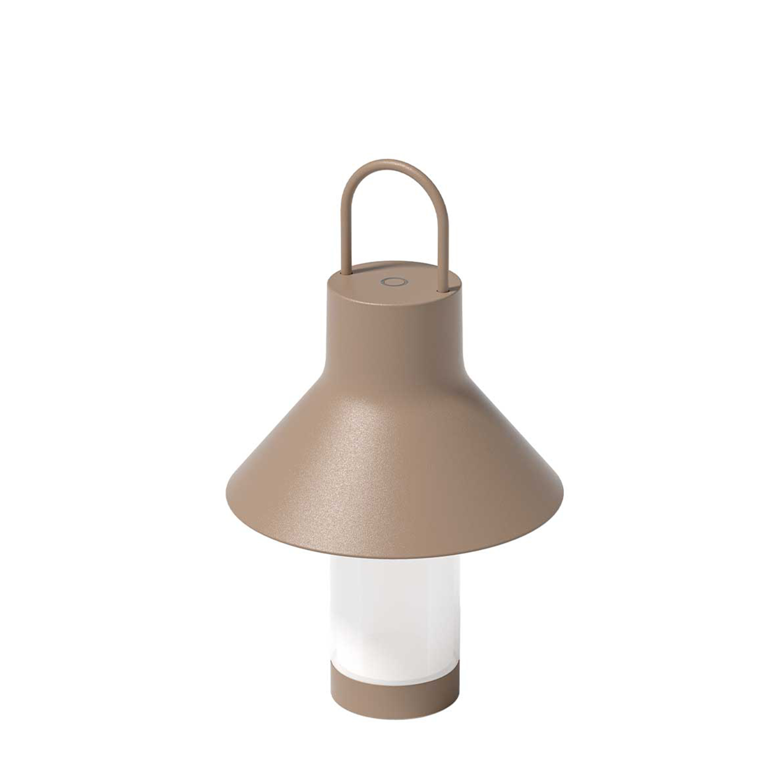 LOOM Design - Shadow Akku-Tischleuchte Grey/Beige Ø15 - Tragbare lampen